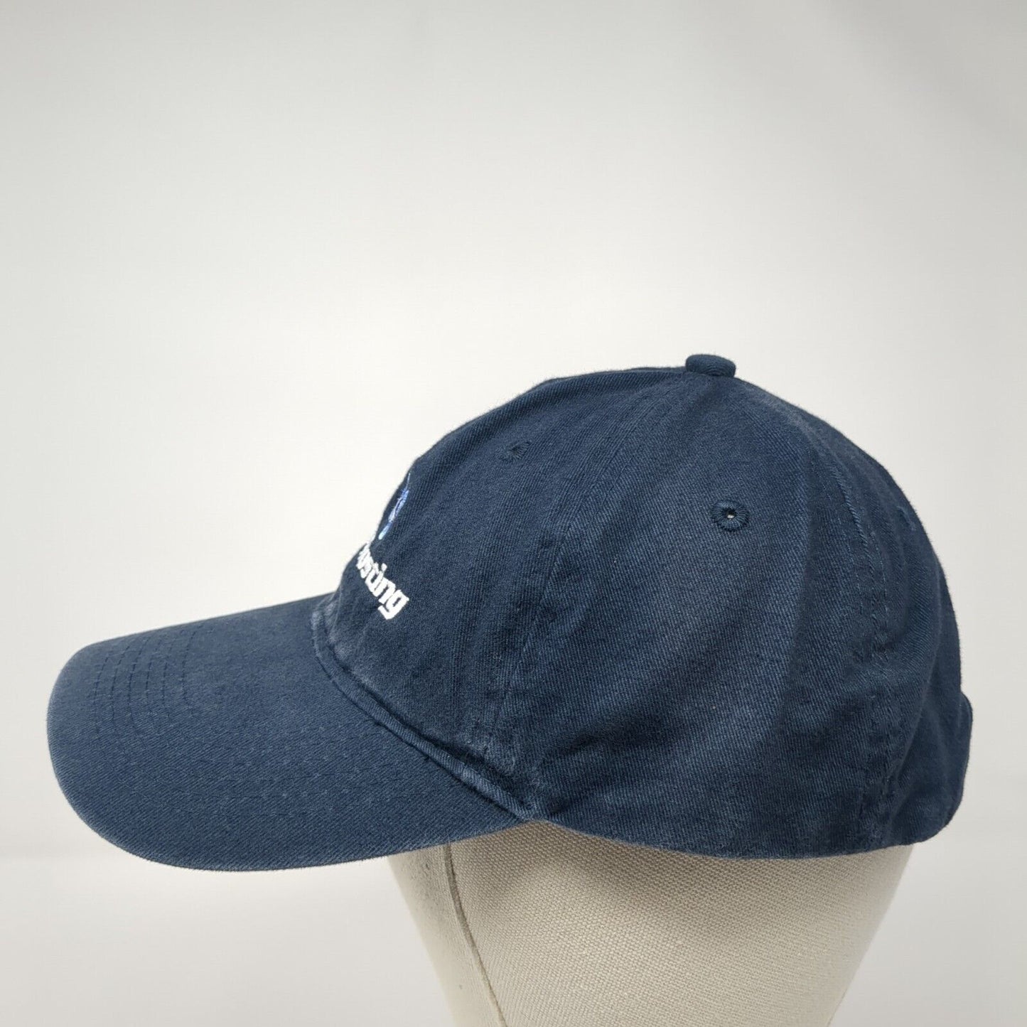 AppHosting Slideback Hat Blue One Size Adjustable Embroidered Port & Company