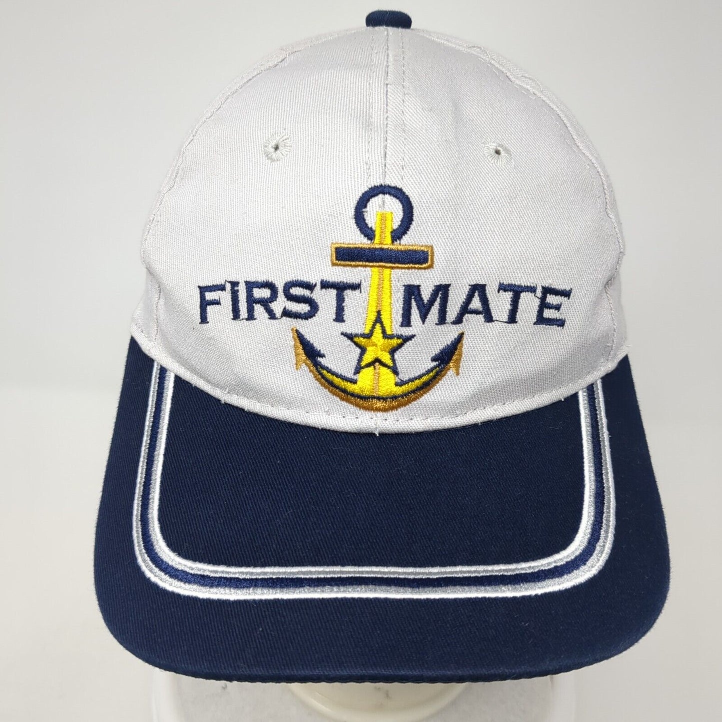First Mate Slideback Hat Multi One Size Adjustable Embroidered PopCrew