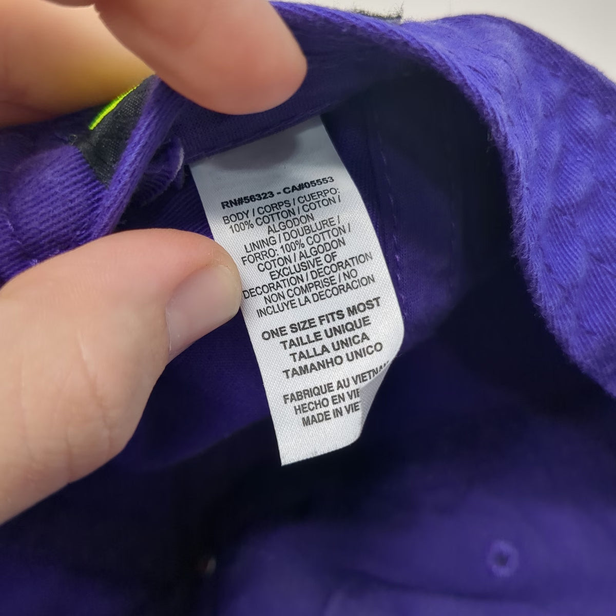 LSU Tigers NCAA Nike Cap Purple One Size Slideback Heritage86 Embroidered Hat