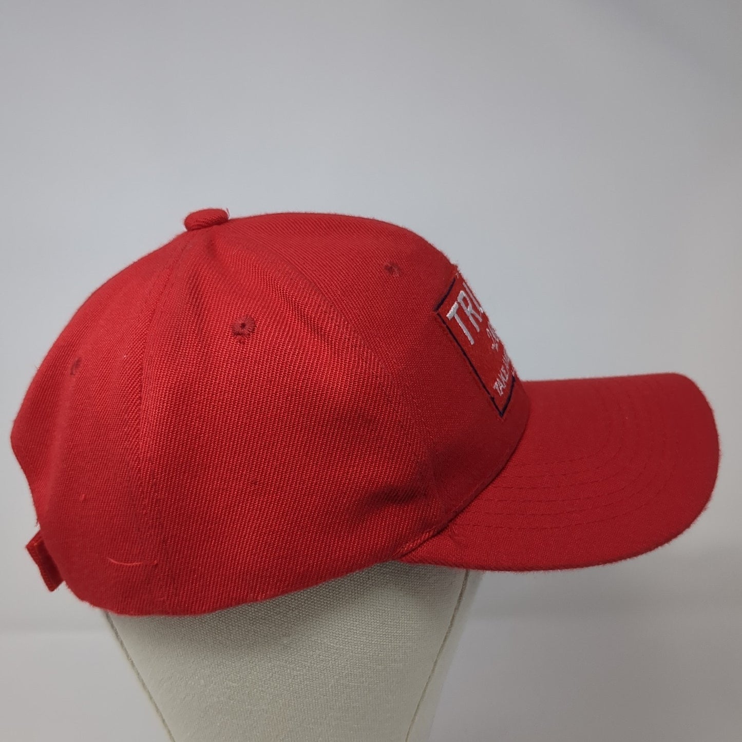 Trump 2024 Take America Back Strapback Hat Red One Size Embroidered
