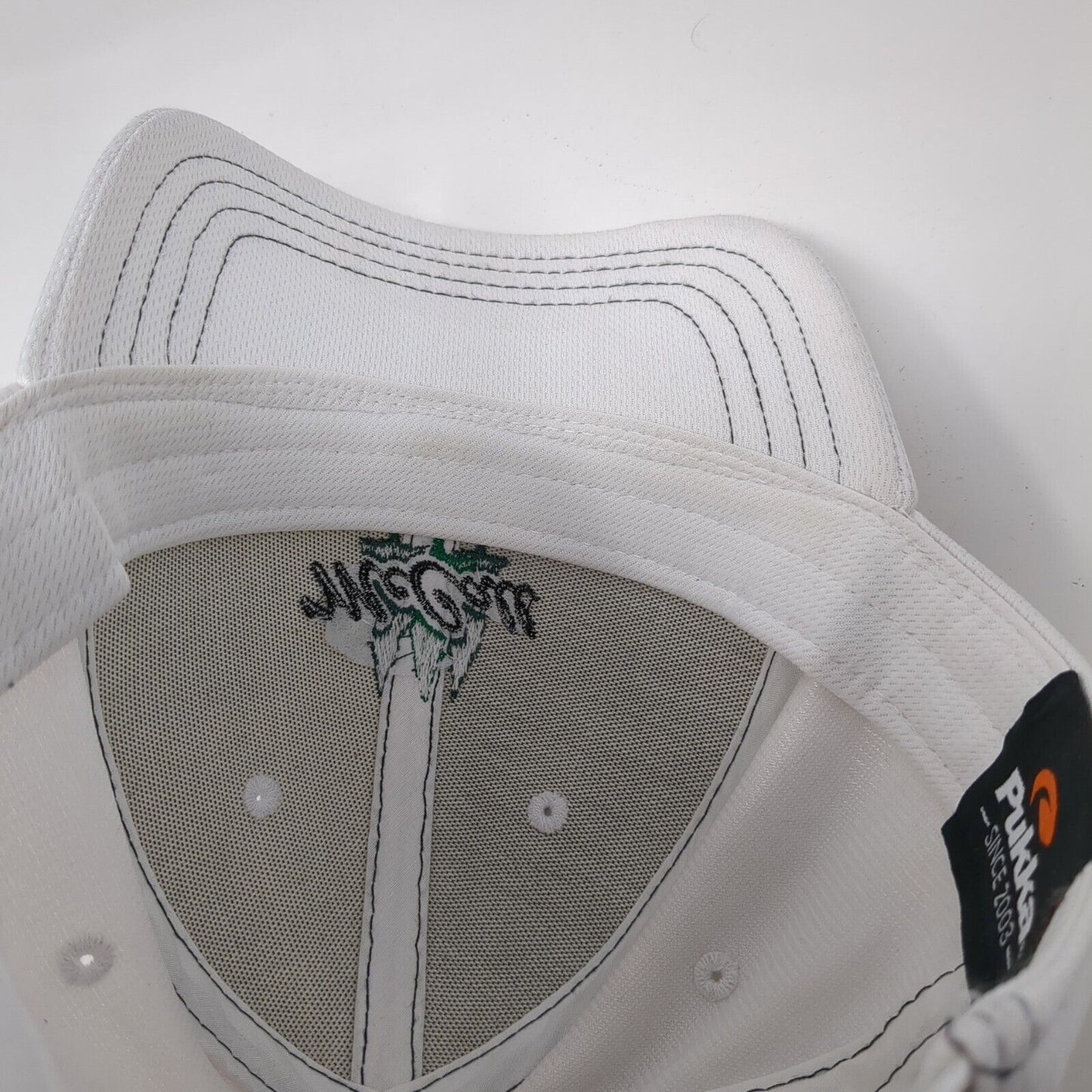 McCall Golf Club Strapback Hat White OSFA Adjustable Embroidered 6 Panel Pukka