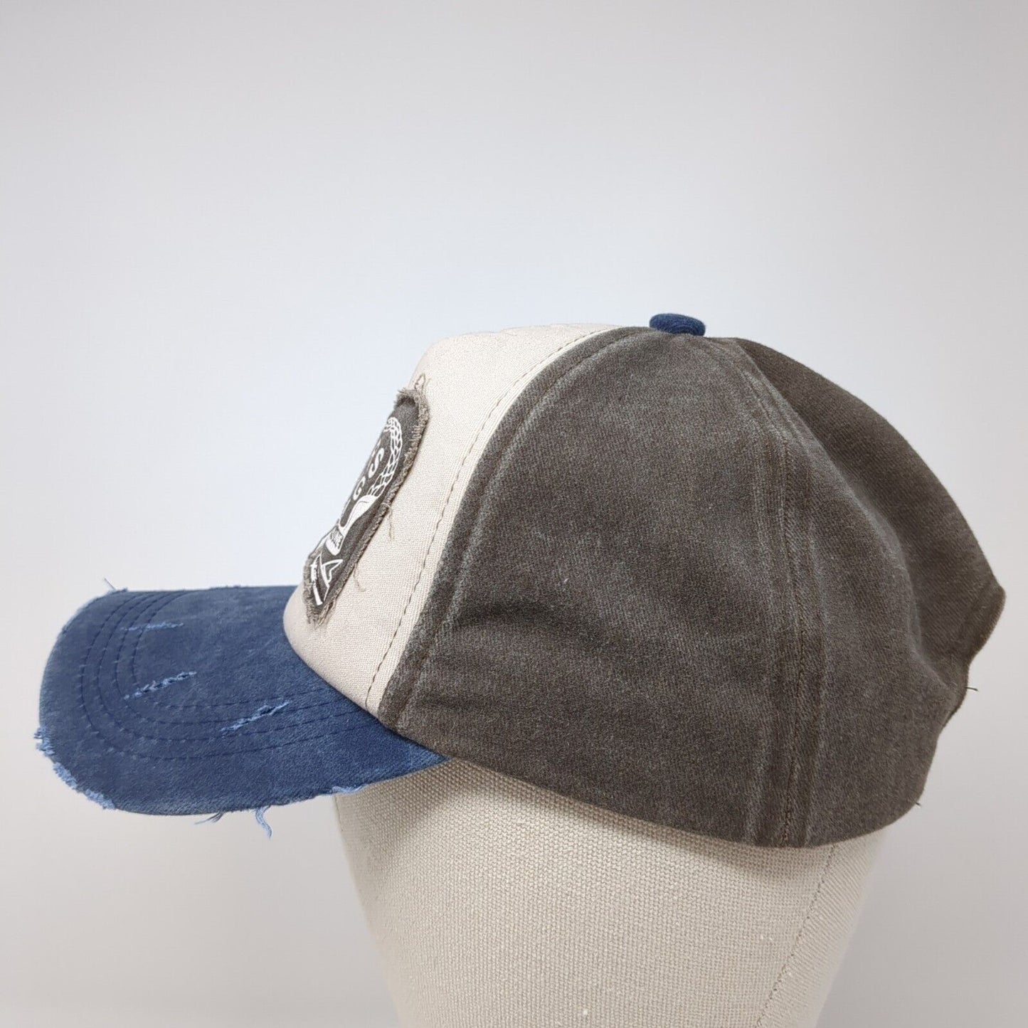 Motor Racing Team Speed Corner Genuine Slideback Hat Multi One Size Distressed