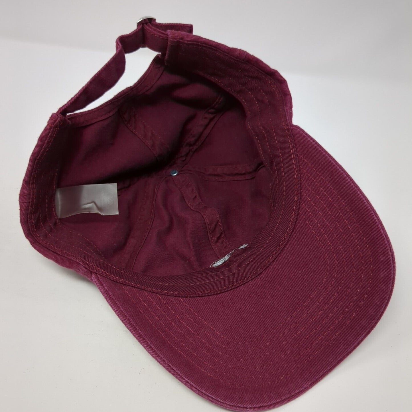 Infinity Slideback Hat Red One Size Adjustable Solid 6 Panel Outdoor