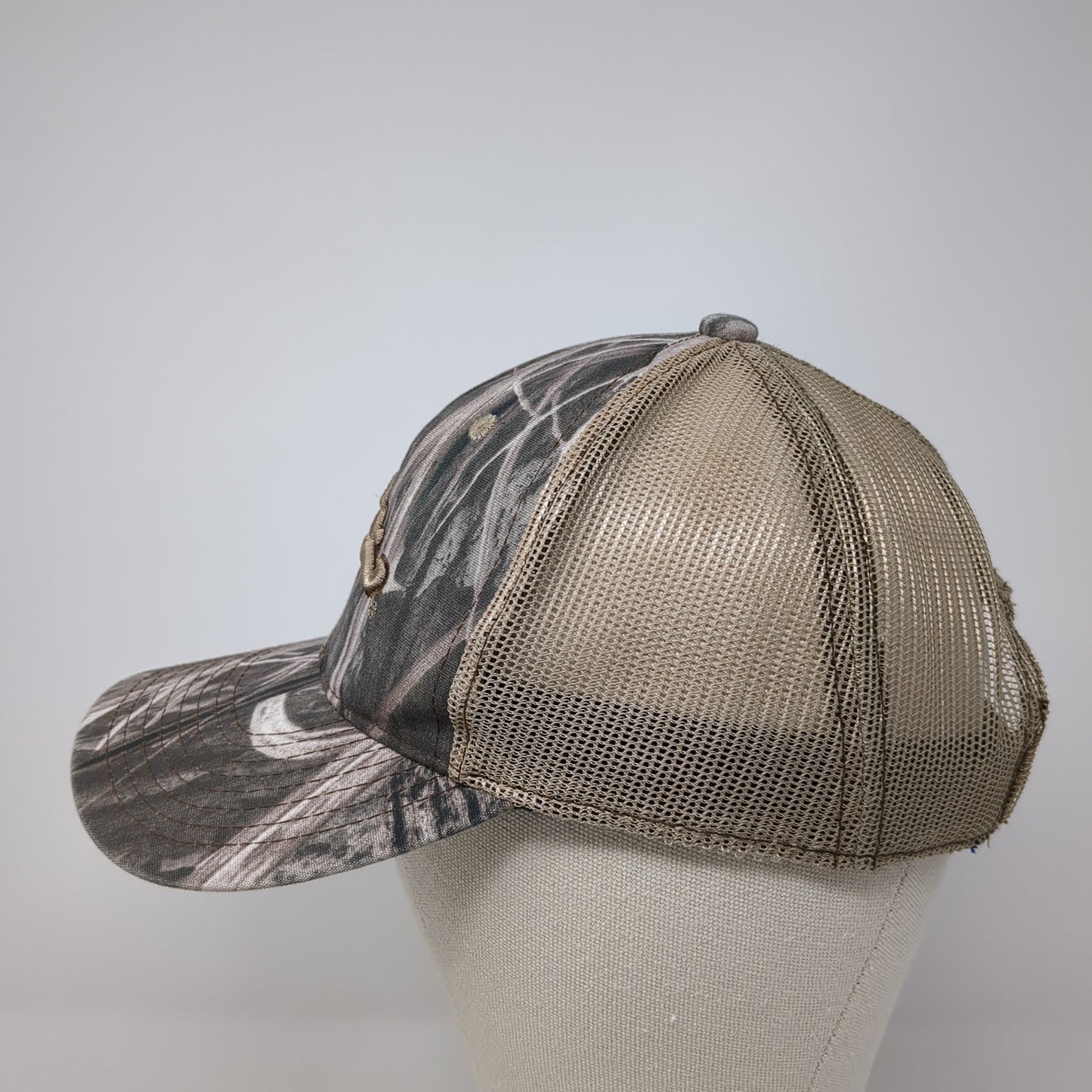 Drake Strapback Trucker Hat Multicolor One Size Mesh Back Camo Hunting