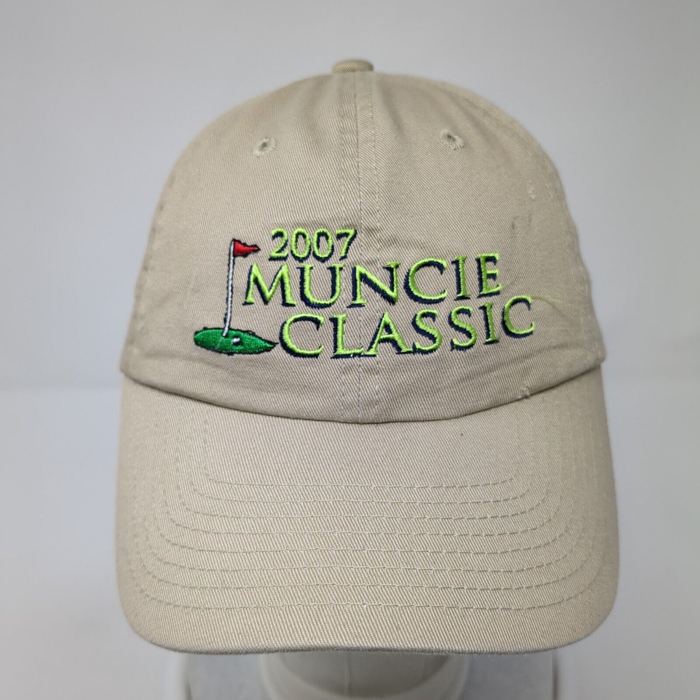 2007 Muncie Classic Slideback Hat Tan One Size Adjustable Top Of The World