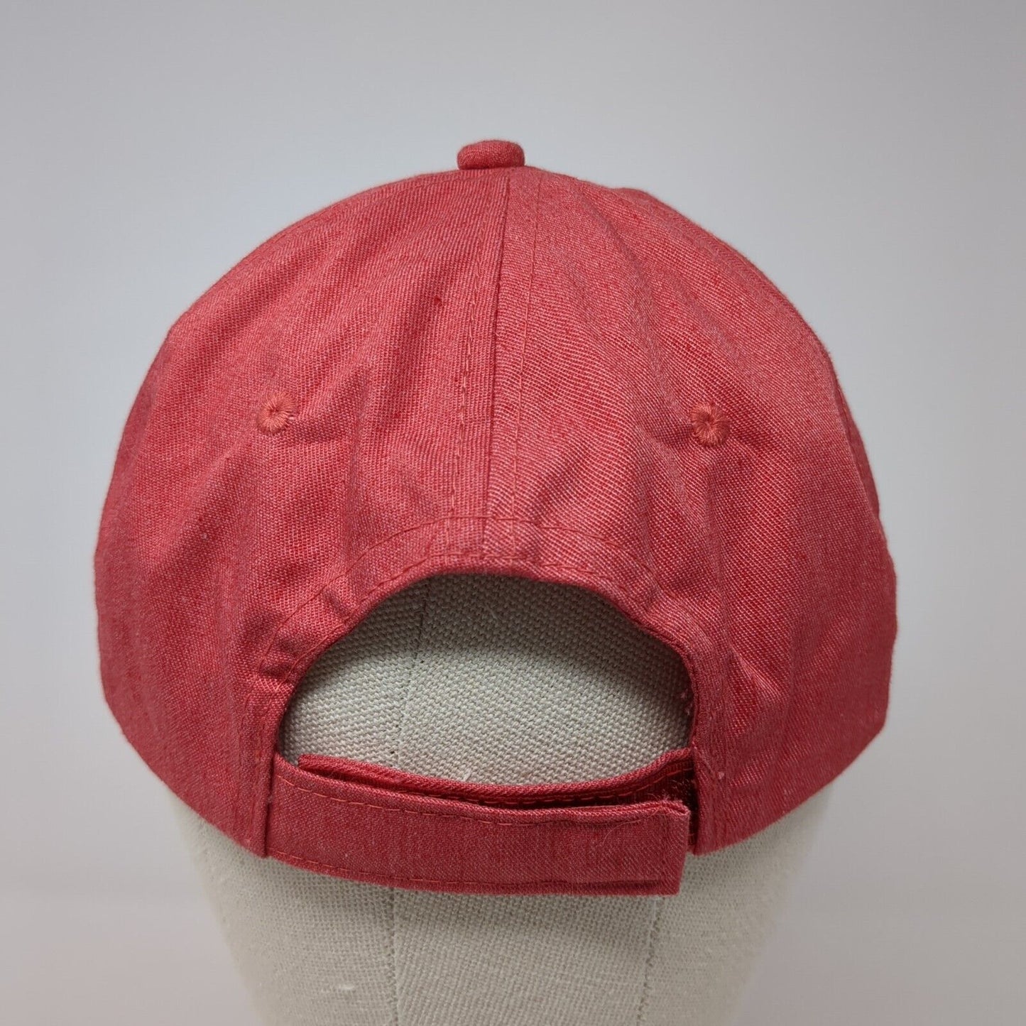 Aruba One Happy Island 1499 Strapback Hat Red One Size Adjustable Embroidered