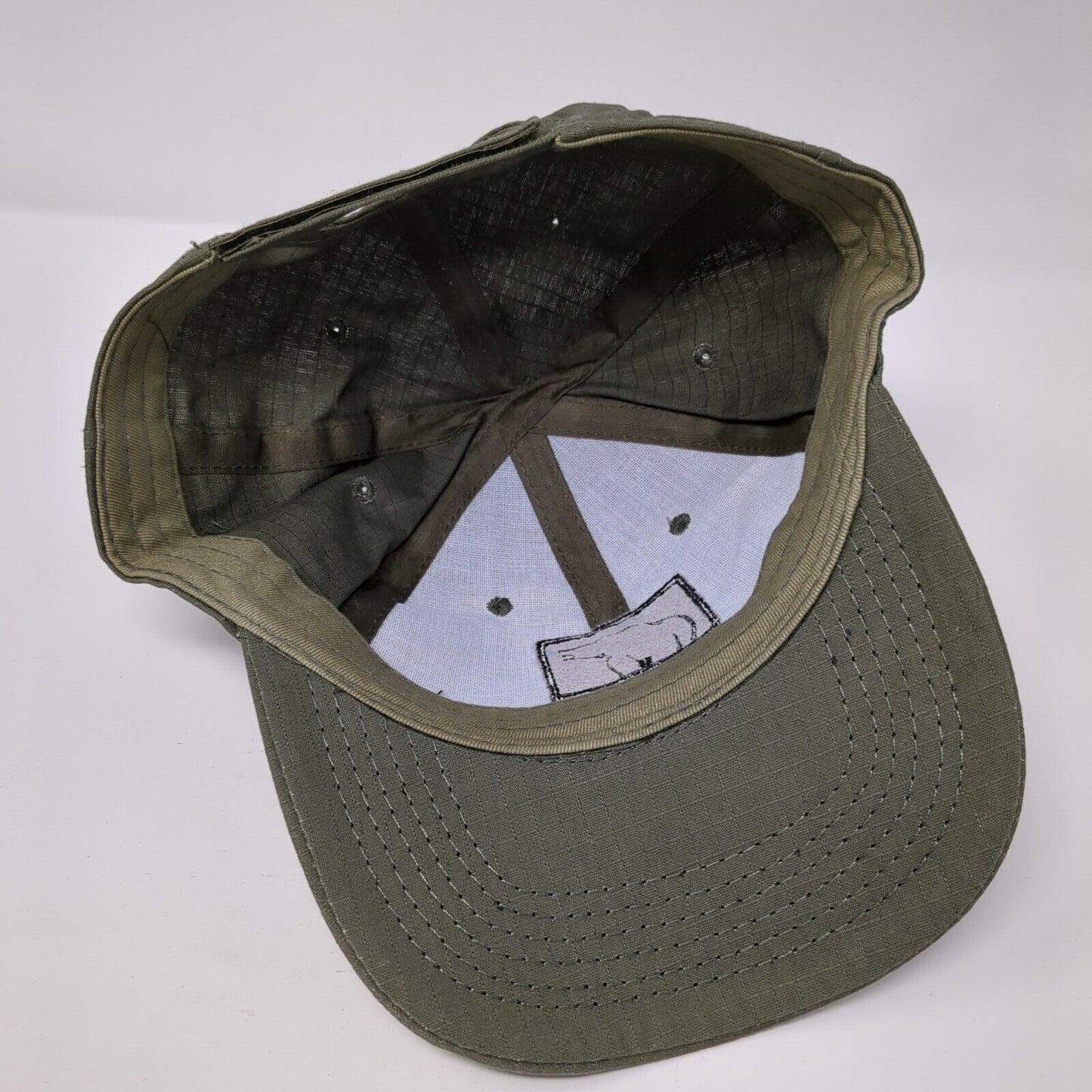 Bear Archery Strapback Hat Brown One Size Embroidered Adjustable