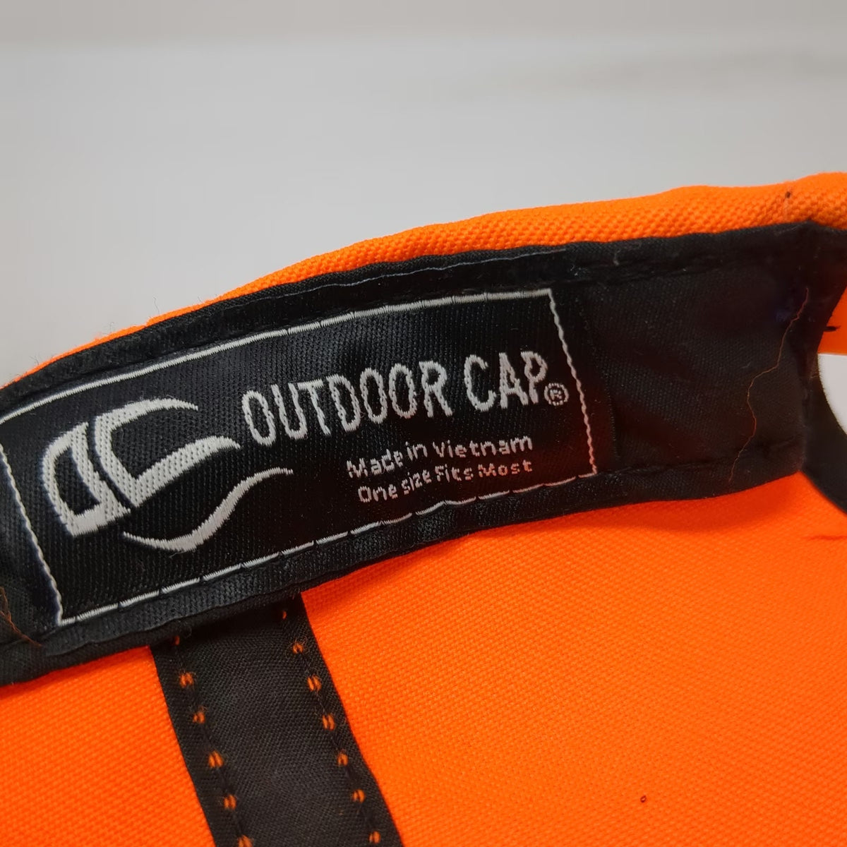 Outdoor Cap Cabela's Orange Snapback One Size Hat EST 1961 Green Hunting Black