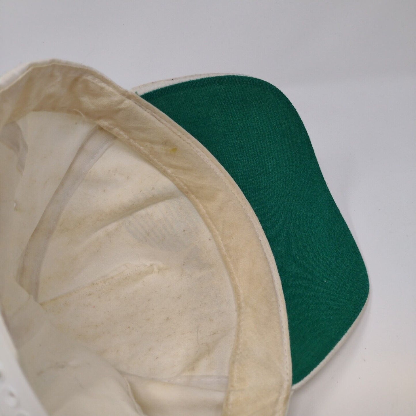 Vintage AT&T Birla Communications Snapback Trucker Hat White Graphic Logo