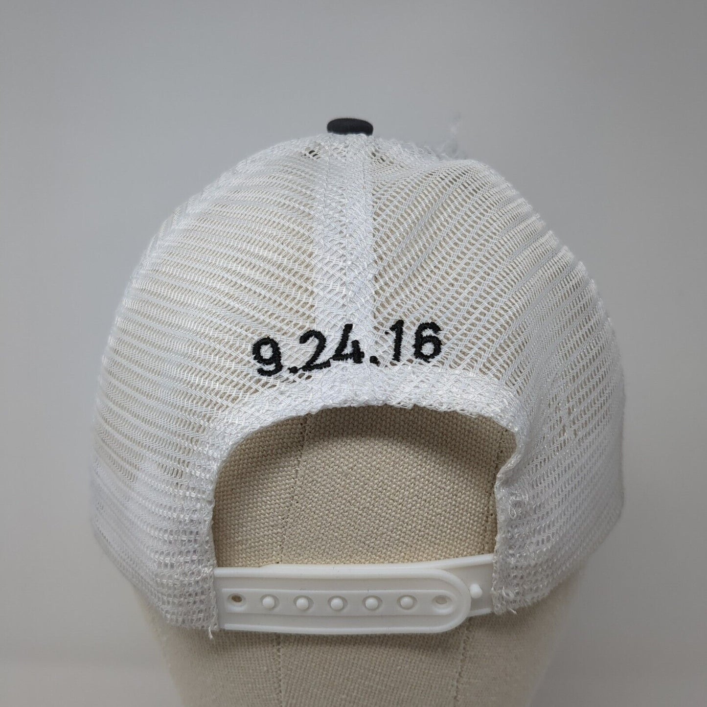 CILF Bar Cykel Scramble Snapback Trucker Hat Gray OS Adjustable Mesh Back
