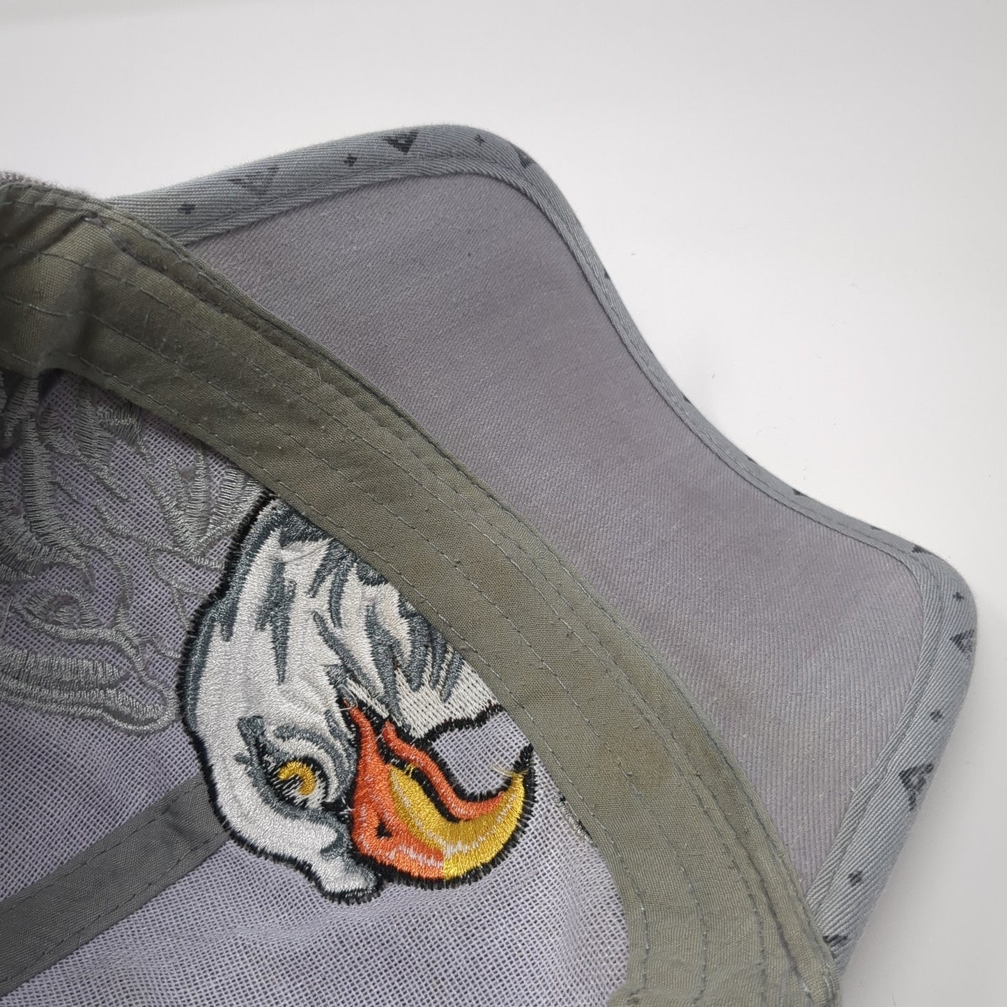 American Eagle Native Pride Baseball Cap Gray OS Adjustable Embroidered CTS