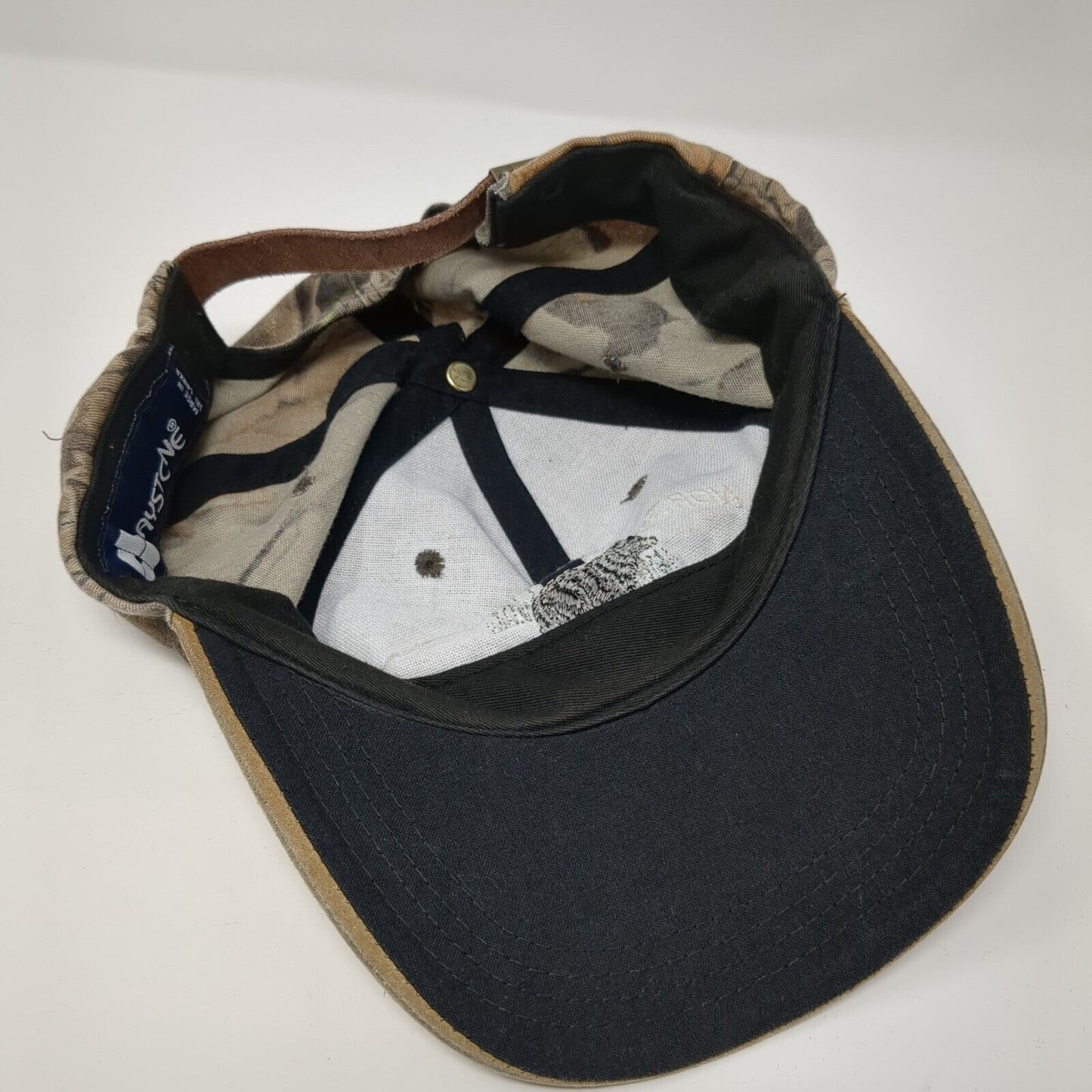 Northern Echo Lodge Lake Wapawekka Sask Slideback Hat Camouflage OS Adjustable