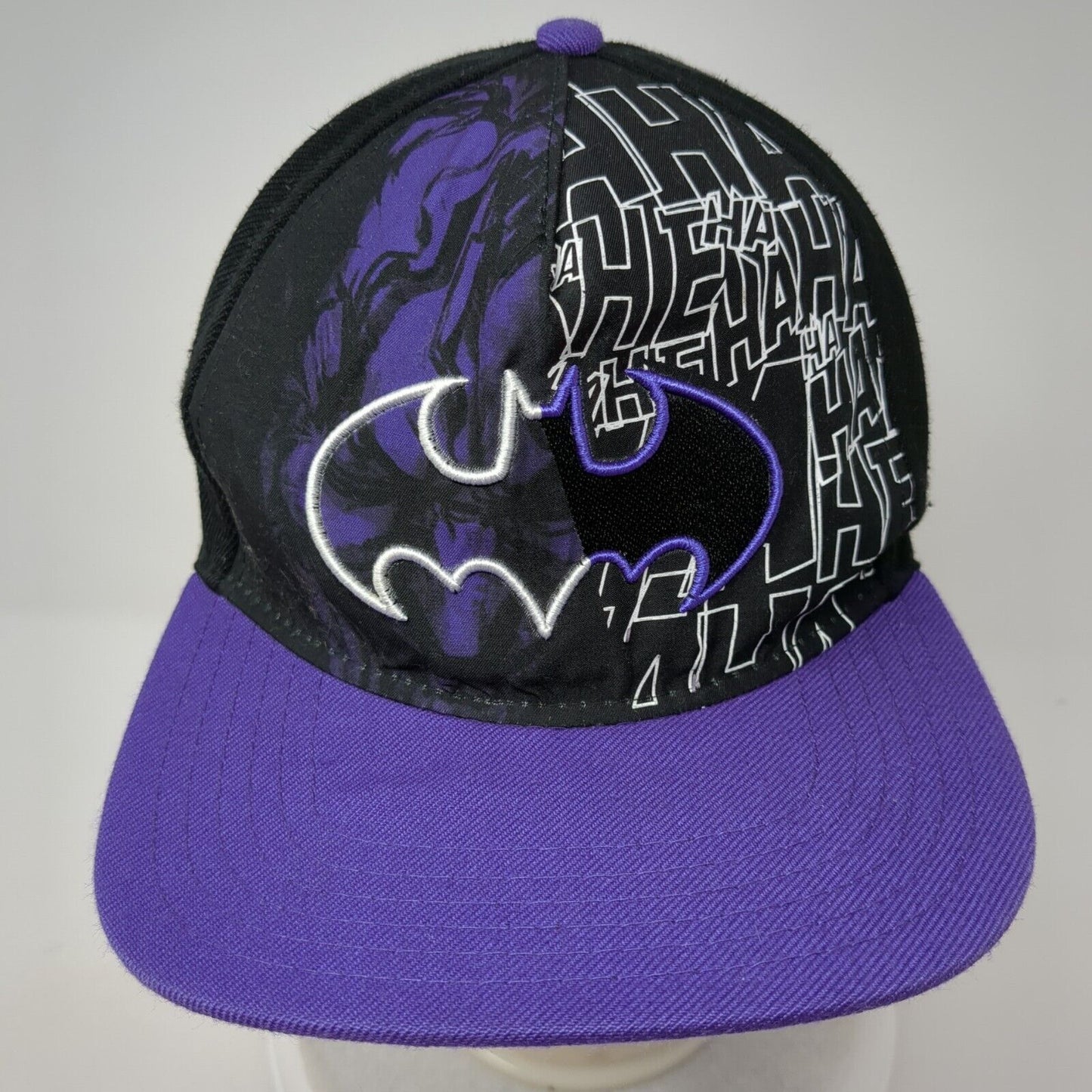 Batman The Joker HAHAHA Snapback Hat Multicolor One Size Adjustable