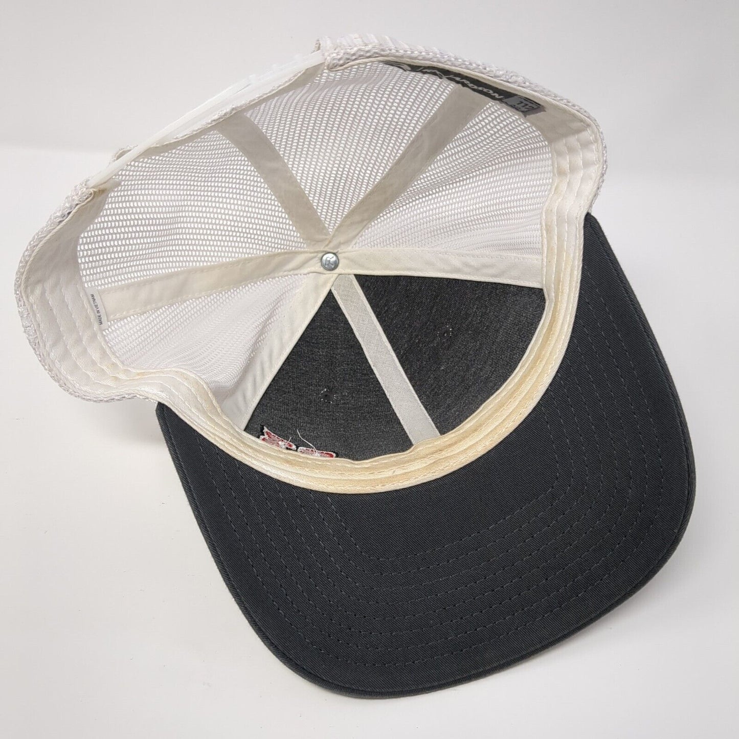 83 Snapback 112 Trucker Hat Gray One Size Adjustable Mesh Back Richardson