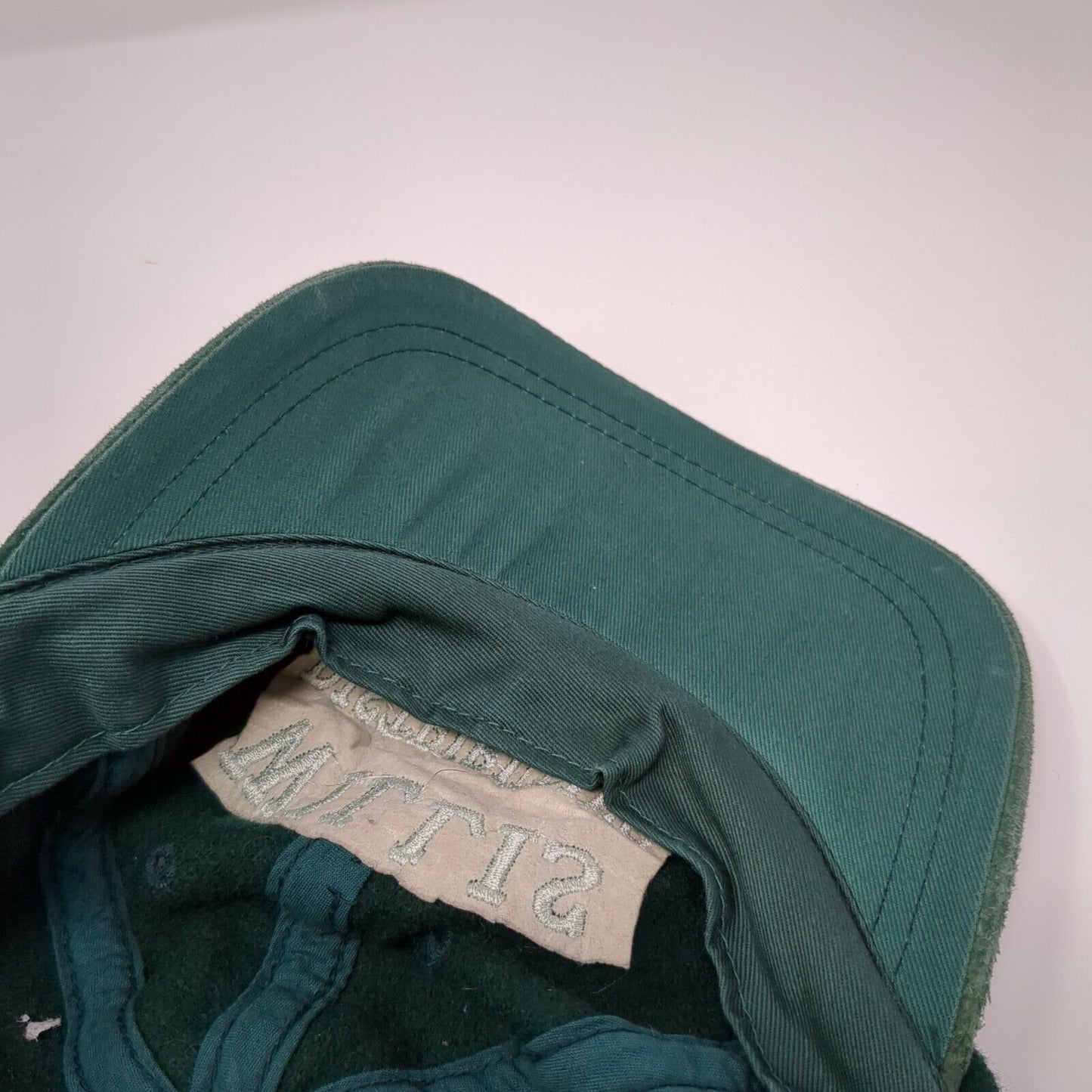 Willis Distributing Slideback Hat Green One Size Adjustable Embroidered Mega Cap