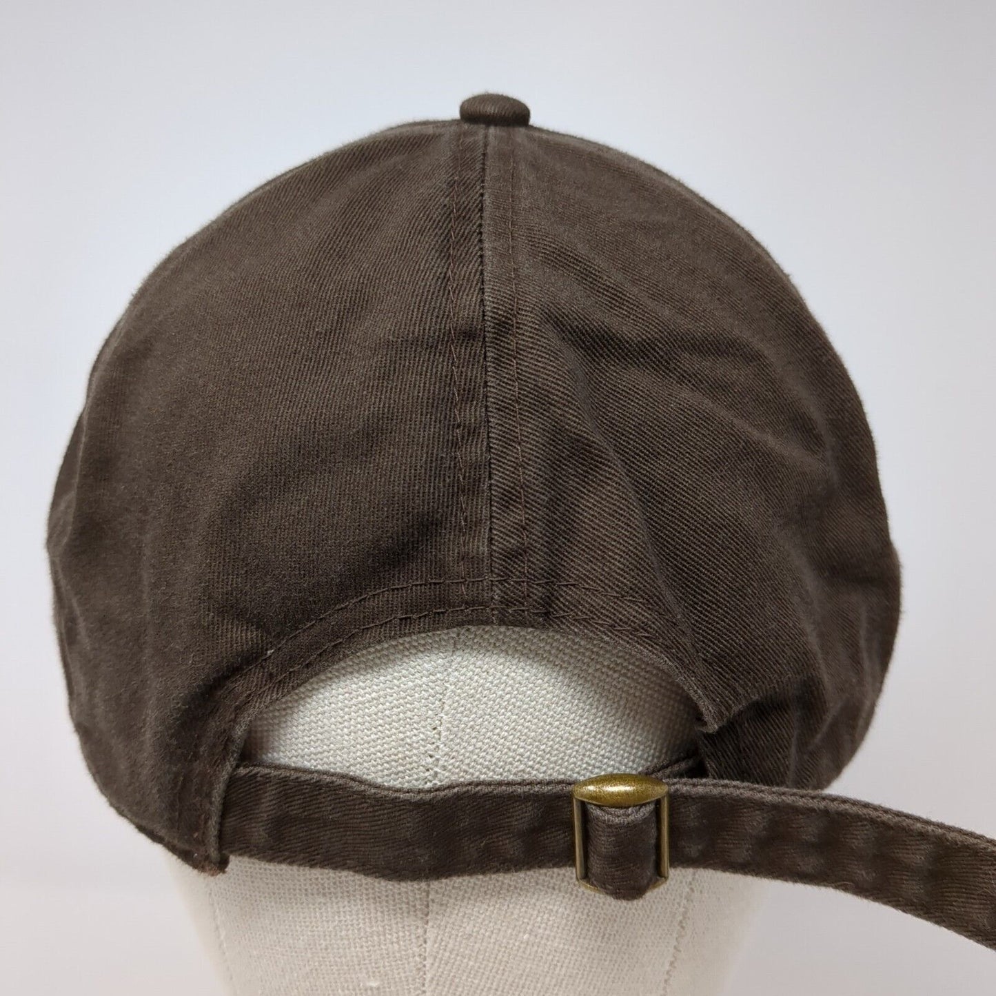 Stewart Meadows Golf Course Slideback Hat Brown One Size Embroidered