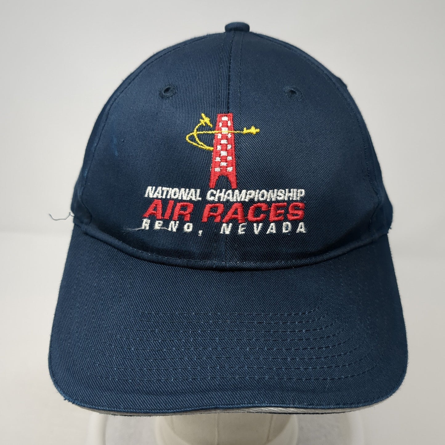 National Championship Air Races Strapback Hat Blue One Size Adjustable