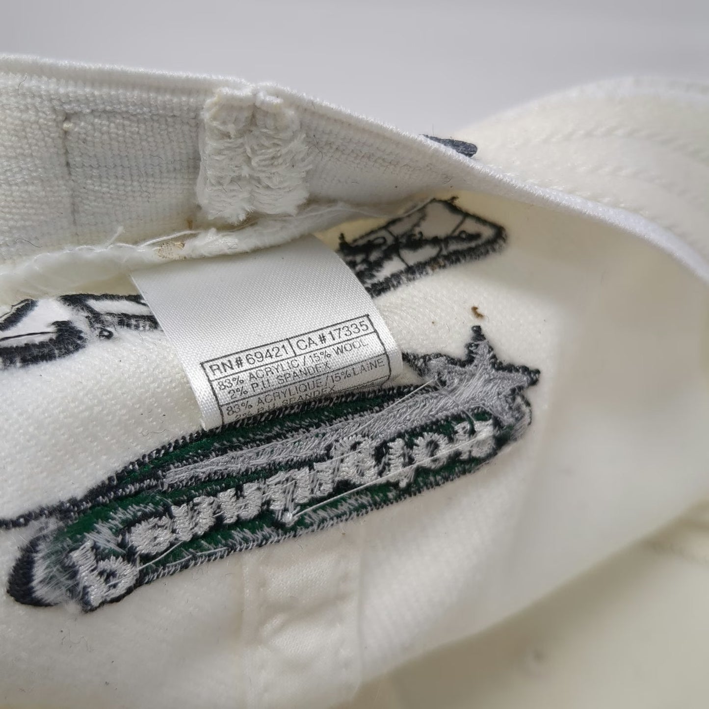 Reebok Rbk Football White One Size Baseball Cap Stretch Fit Pennington Hat