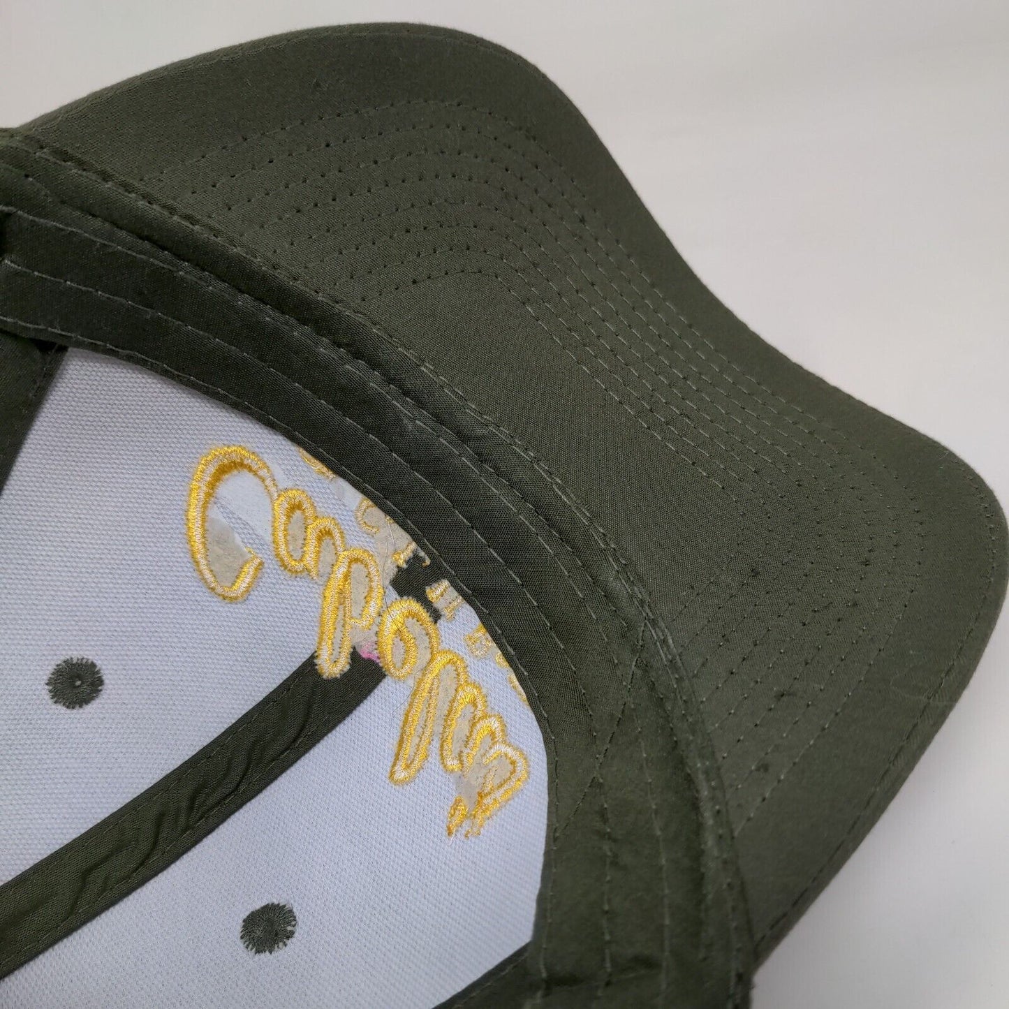 Cabela's Club Snapback Trucker Hat Green One Size Adjustable Mesh Back 6 Panel