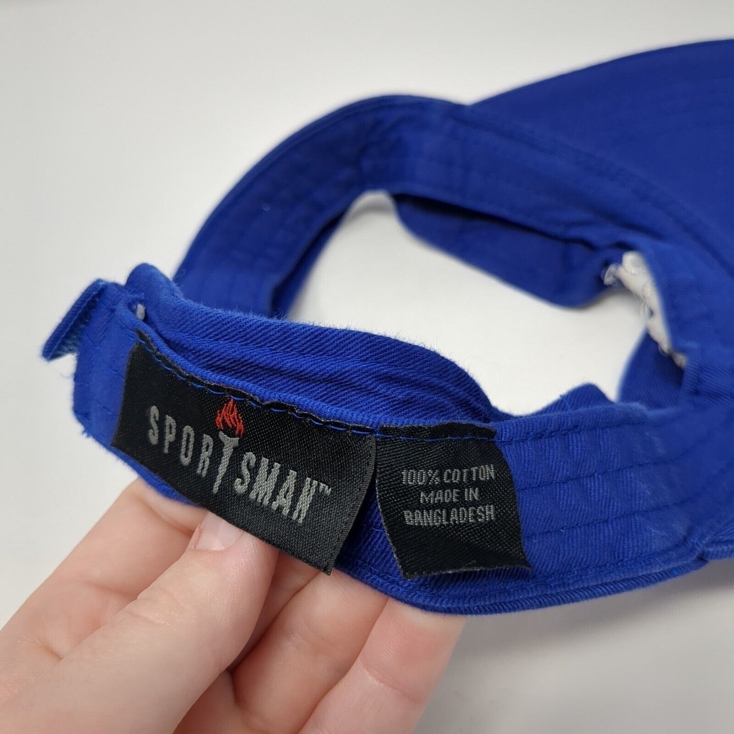 Riss Lake Riptides Sun Visor Hat Blue One Size Adjustable Embroidered Sportsman