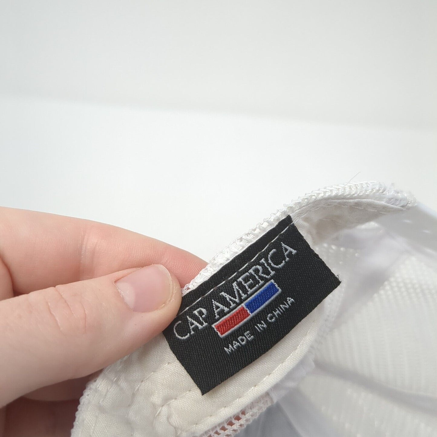 TMG Services Snapback Trucker Hat Blue OS Adjustable Mesh Back Cap America