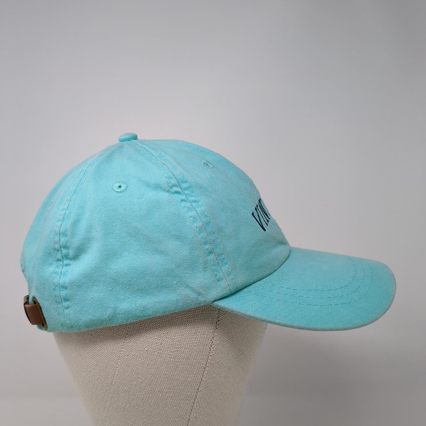 Vineyard Slideback Hat Blue One Size Adjustable Embroidered 6 Panel Adams