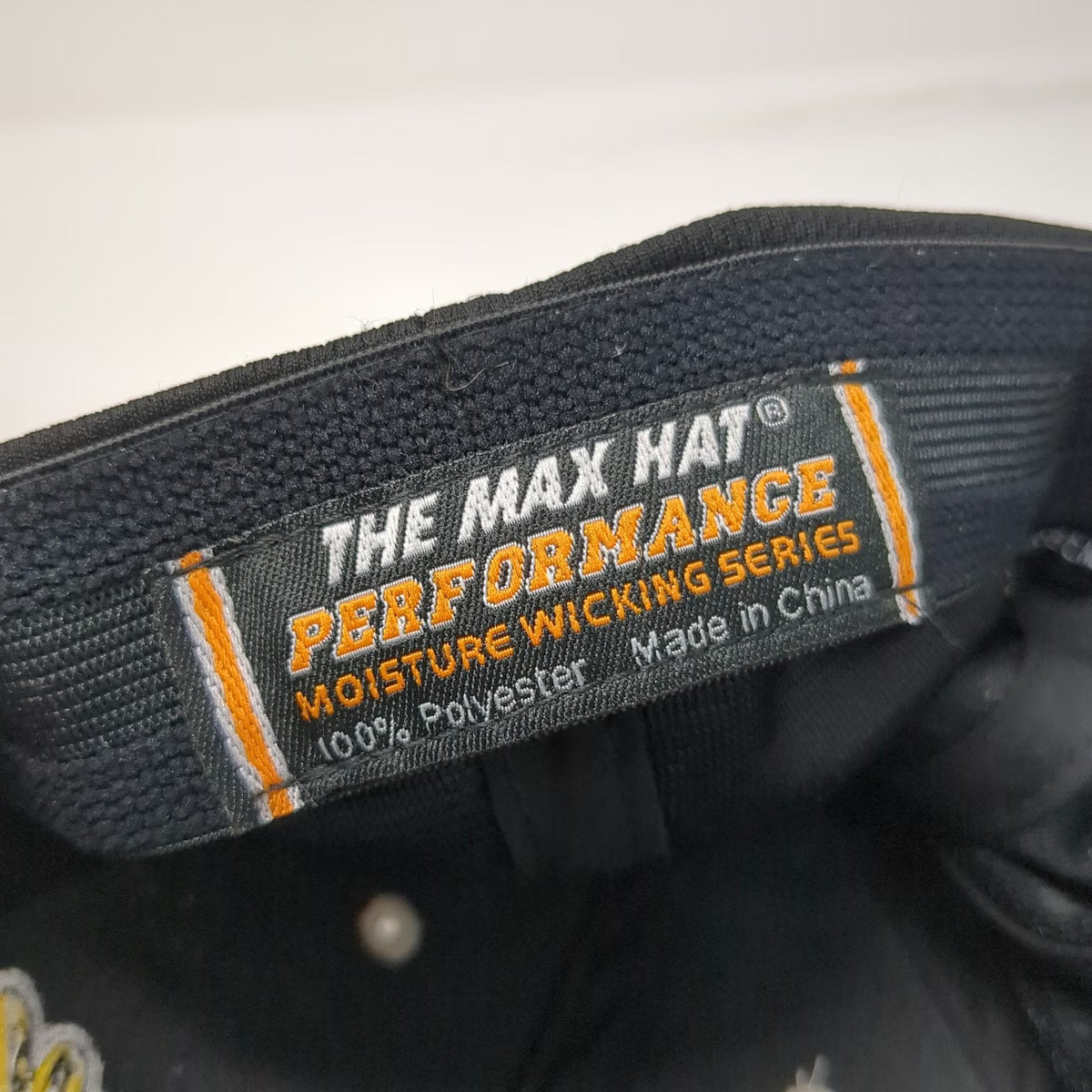 Triple Crown Max Hat Gray Black Baseball Cap XL Stinger Bridge Iron Hornet