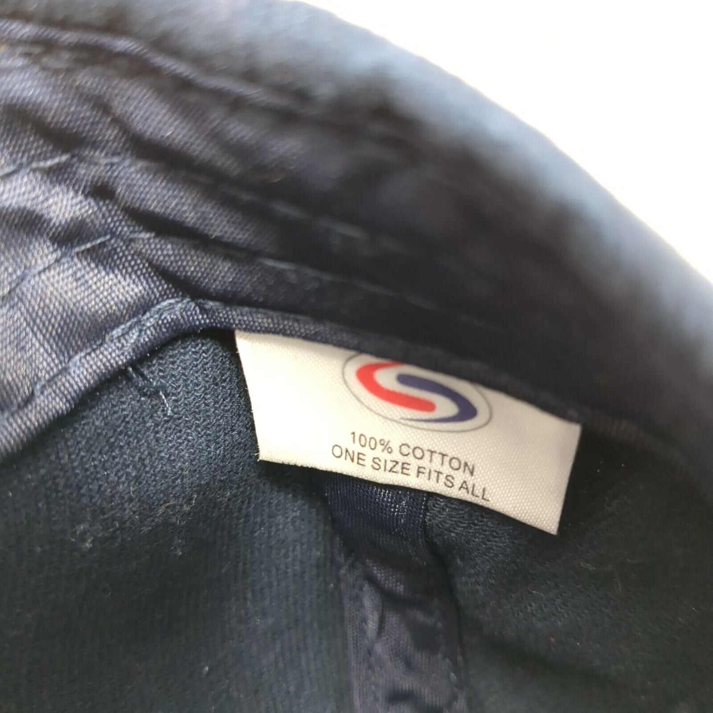 Fosters Strapback Hat Blue One Size Adjustable Embroidered 6 Panel Cotton