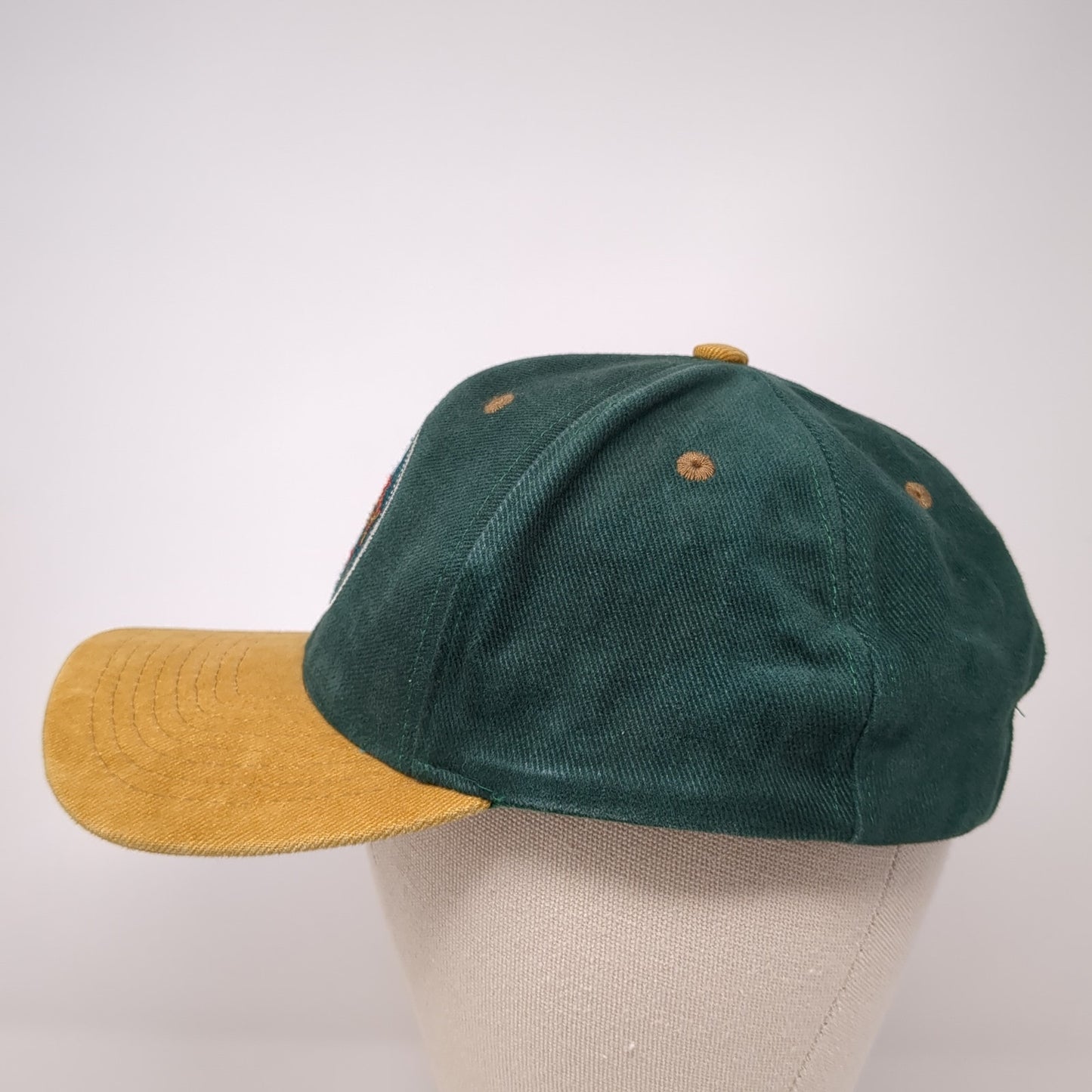 Capitol City Brewing Company Strapback Hat Green One Size Colorblock