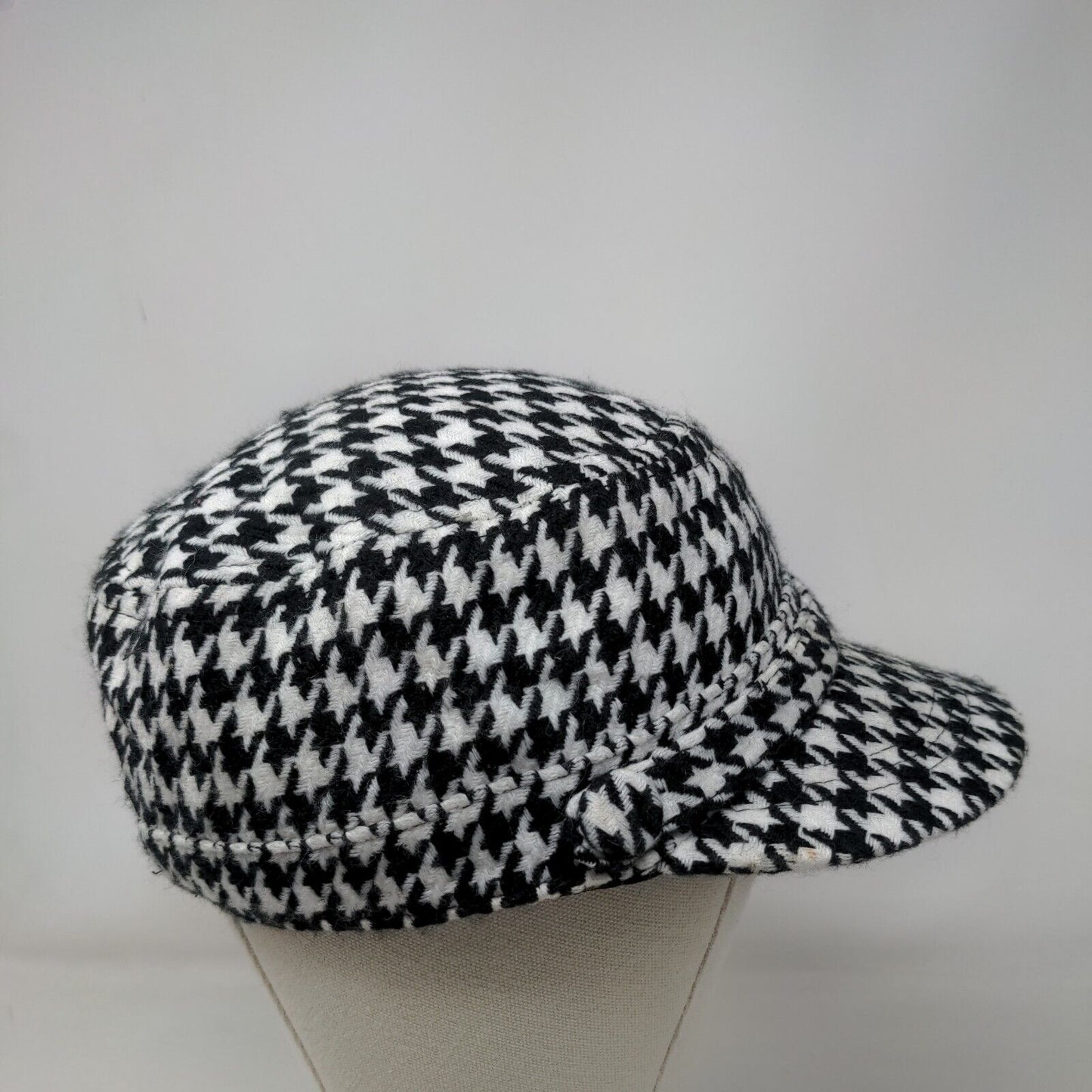 Angela & William Cadet Army Cap Multicolor OSFA Houndstooth Lightweight Blank