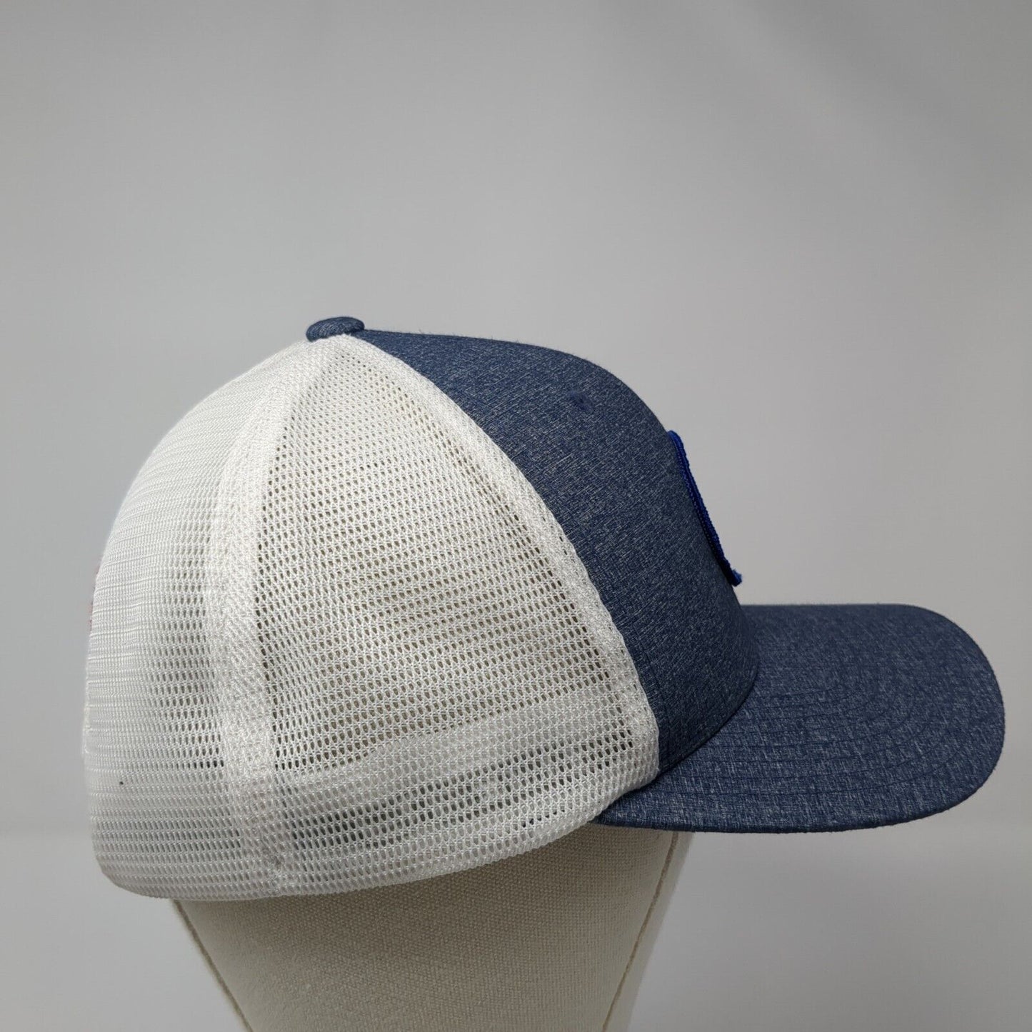 ACH Seeds Snapback Trucker Hat Blue OS Flexfit Adjustable Mesh Back Cap America