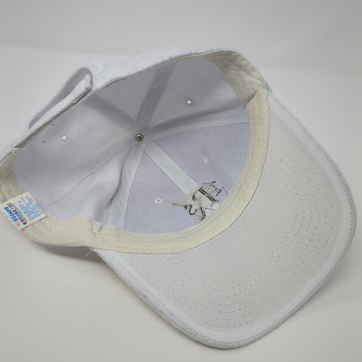 TRS Hotels Strapback Hat White One Size Adjustable Embroidered 6 Panel Oscaps