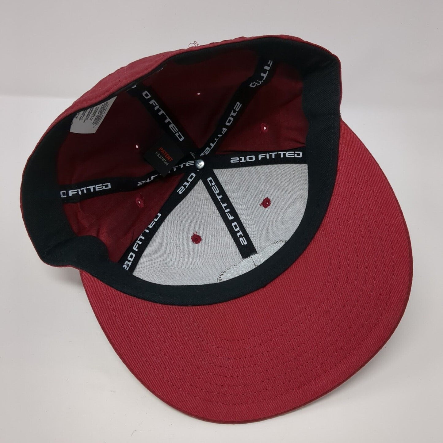 An Unfair Advantage Fitted Hat Red 7 1/4-7 5/8 Flexfit Oakley W/Tags