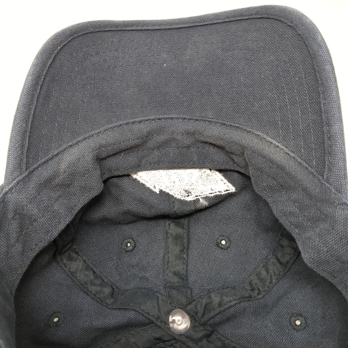 TDS Slideback Hat Blue One Size Adjustable Leather Strap Lands' End