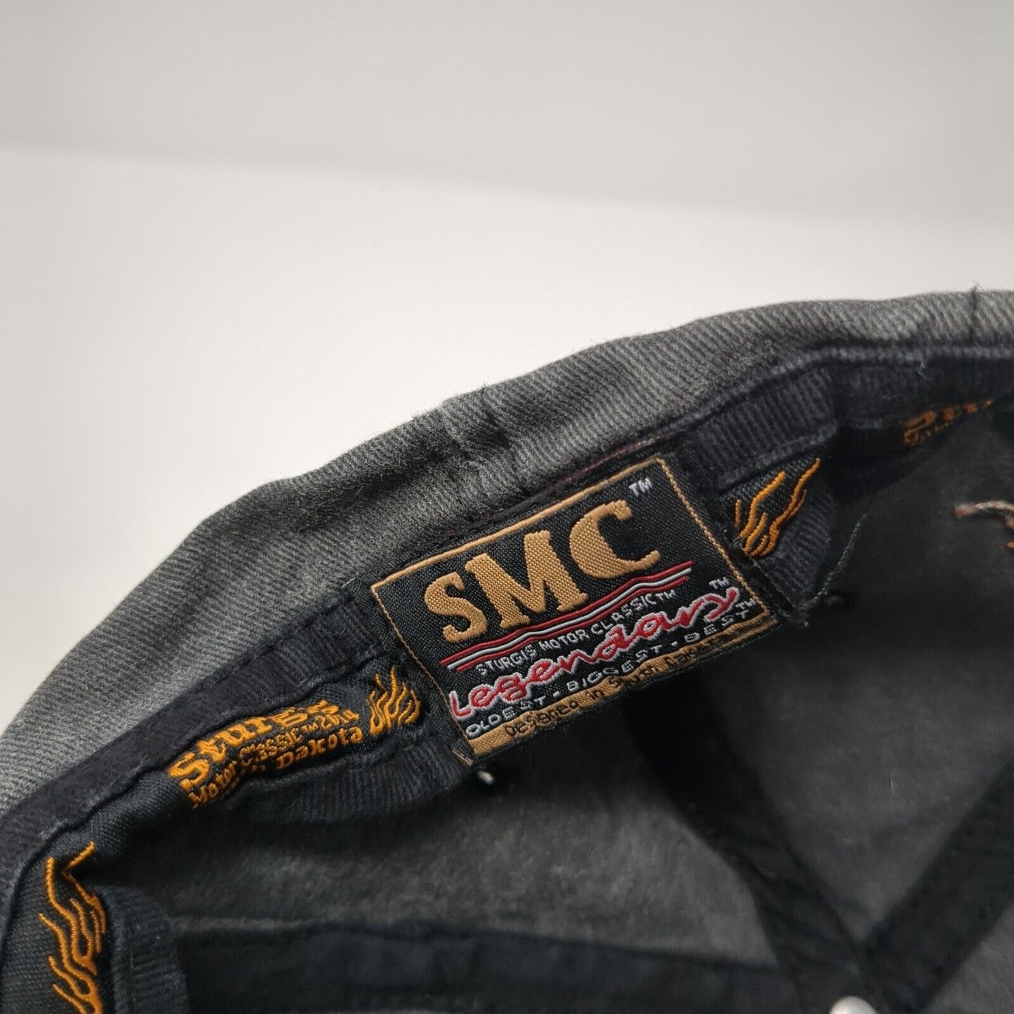 Sturgis Southern Dakota 74th Annual Baseball Cap Gray One Size Adjustable SMC