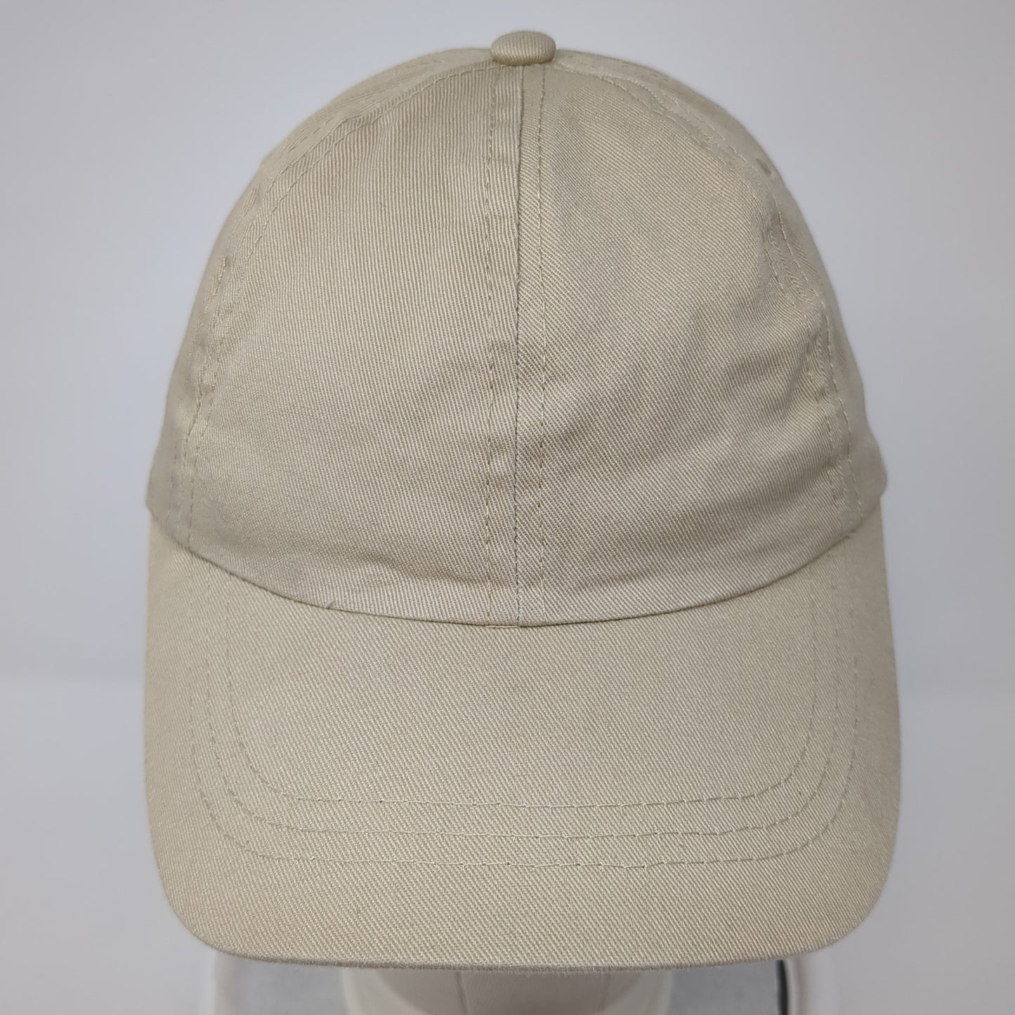 Unbranded Strapback Baseball Cap Brown One Size Adjustable 6 Panel Blank