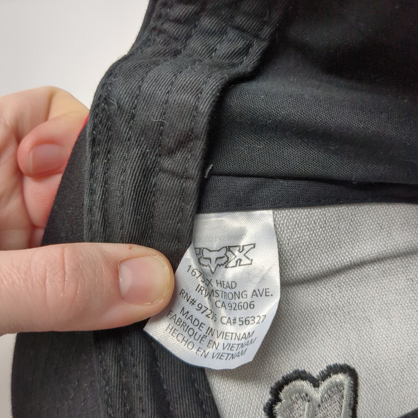 Fox Head Snapback Hat Multicolor One Size Adjustable Embroidered Vented Holes