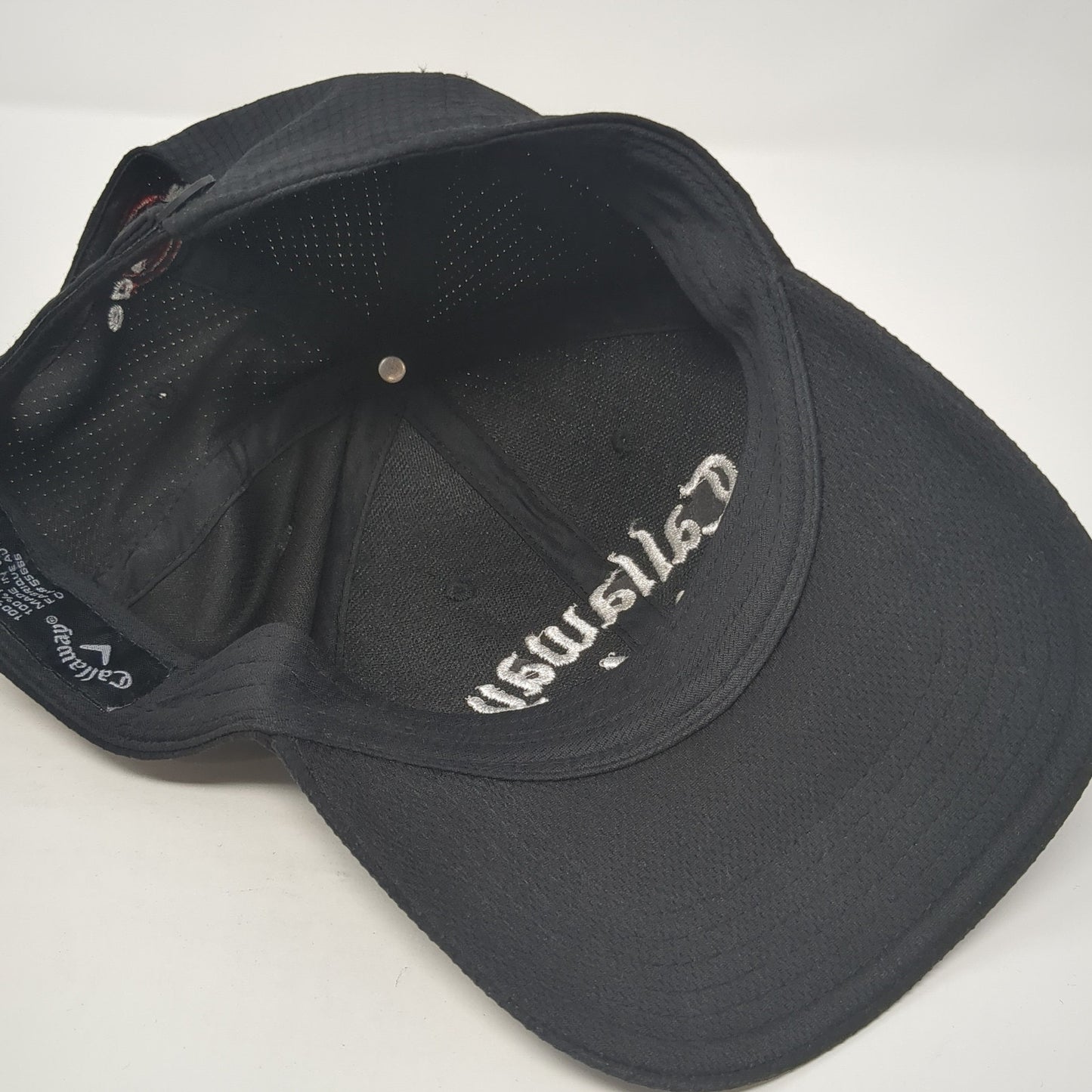 Callaway Odyssey Strapback Hat Black One Size Adjustable Embroidered