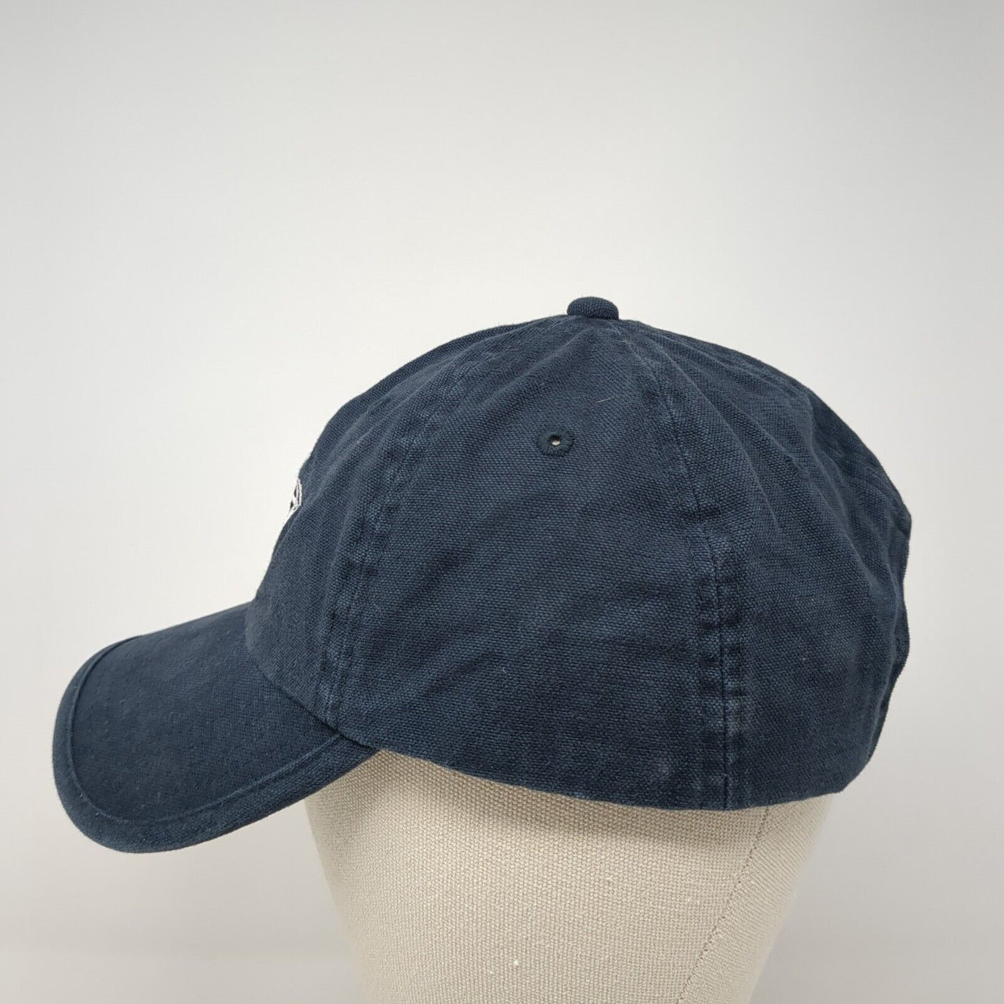 TDS Slideback Hat Blue One Size Adjustable Leather Strap Lands' End