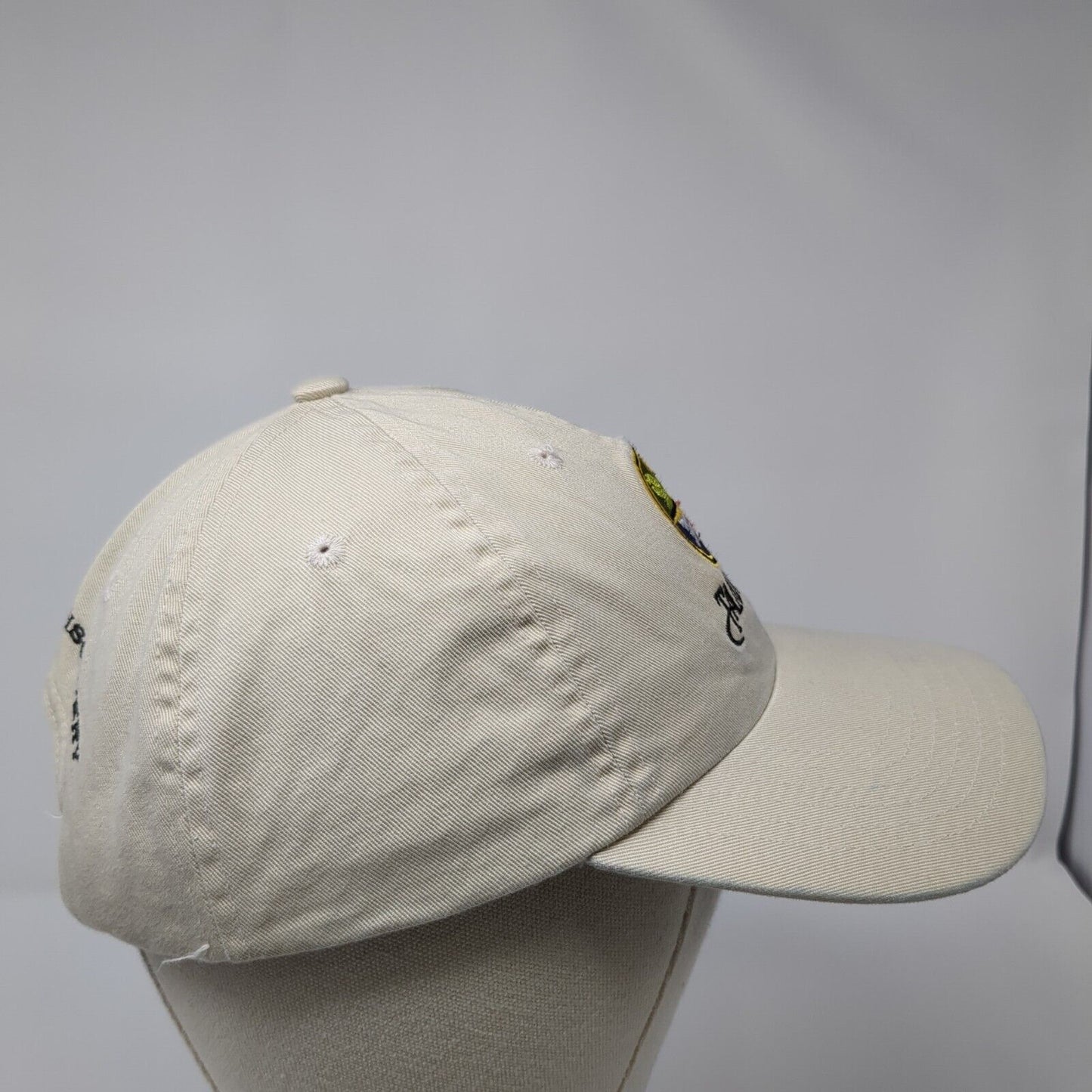 Tamarack Slideback Hat Tan One Size Embroidered Trailhead To Discovery