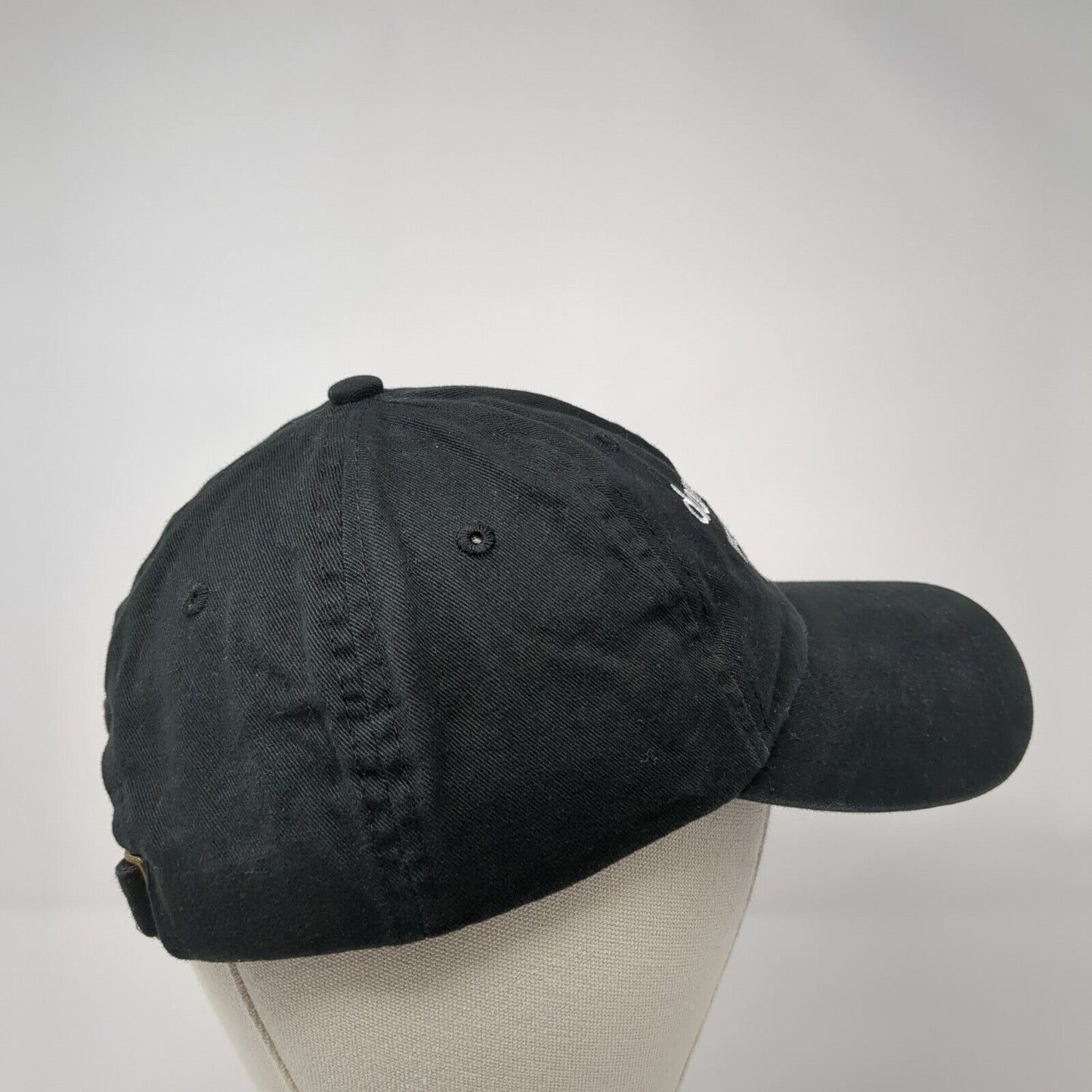 Dank Memes Melt Steel Beams Slideback Hat Black One Size Embroidered