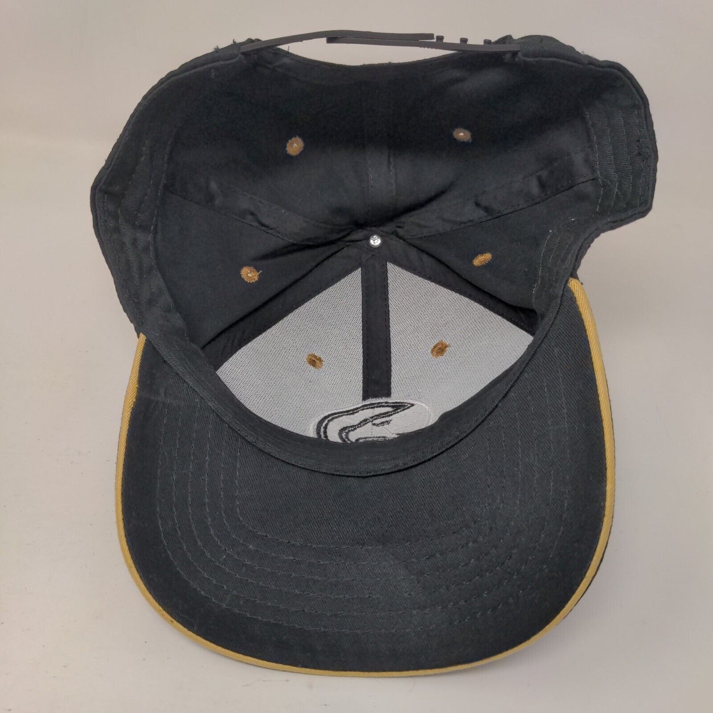 Atlanta Hawks Snapback Hat Black One Size Adjustable Embroidered