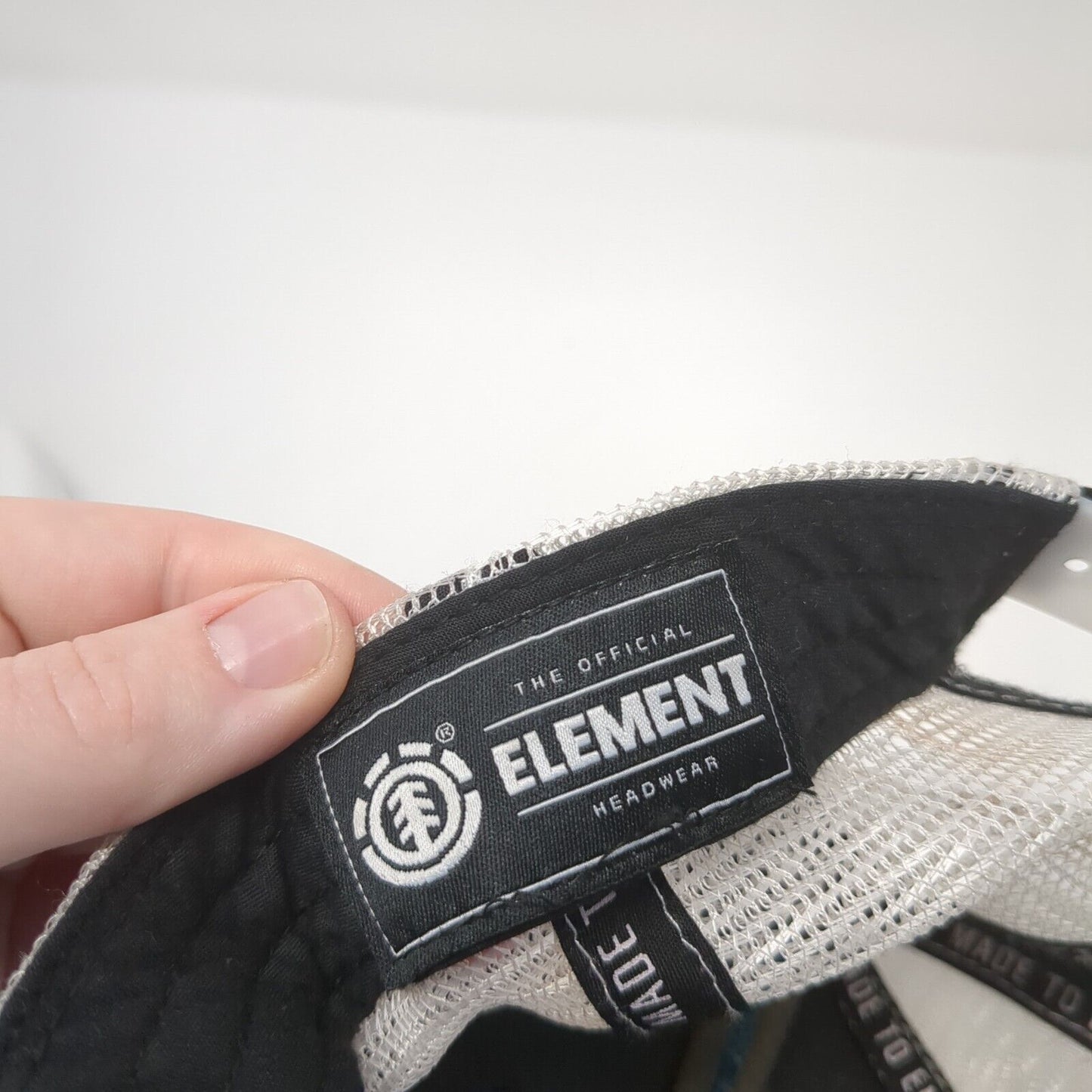 Element Made To Endure Snapback Trucker Hat Blue OS Adjustable Mesh Back 6 Panel