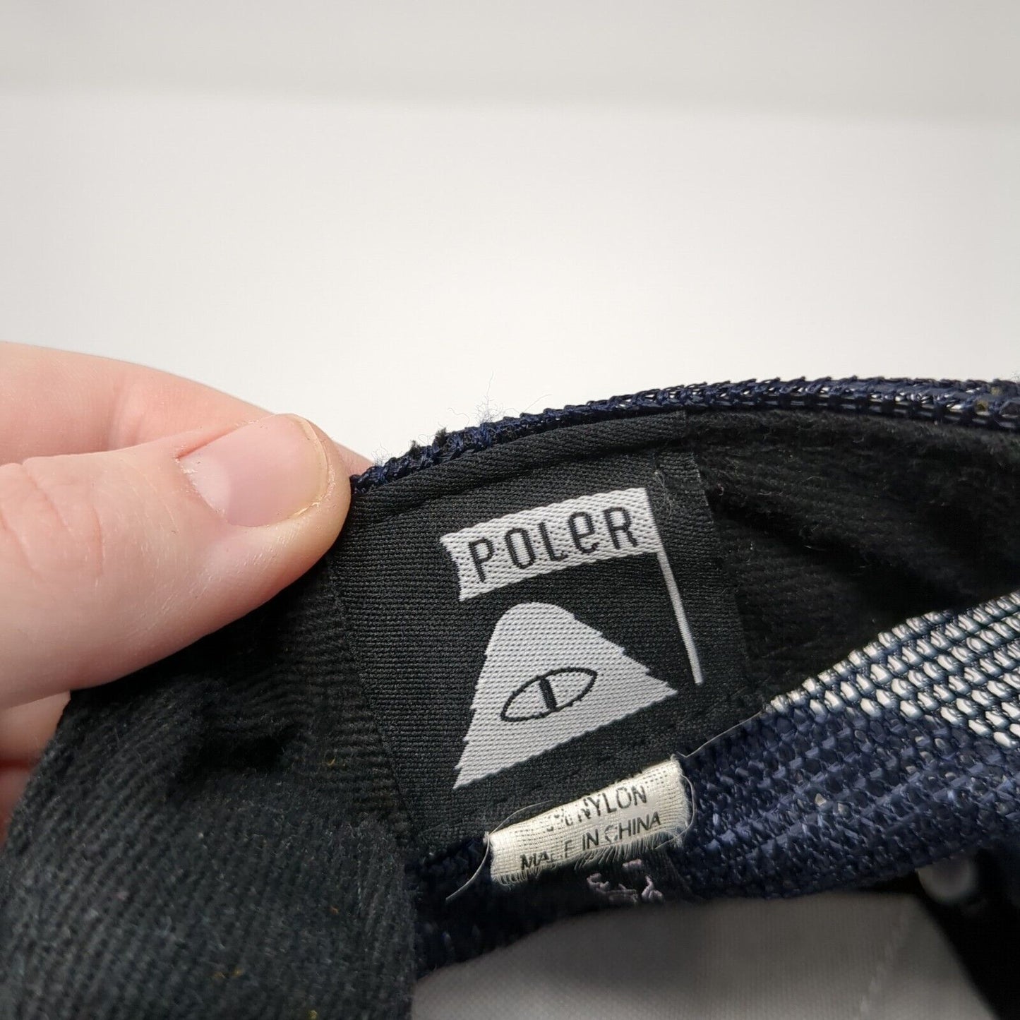 Poler Snapback Mesh Back Trucker Hat Camouflage One Size Camp Vibes