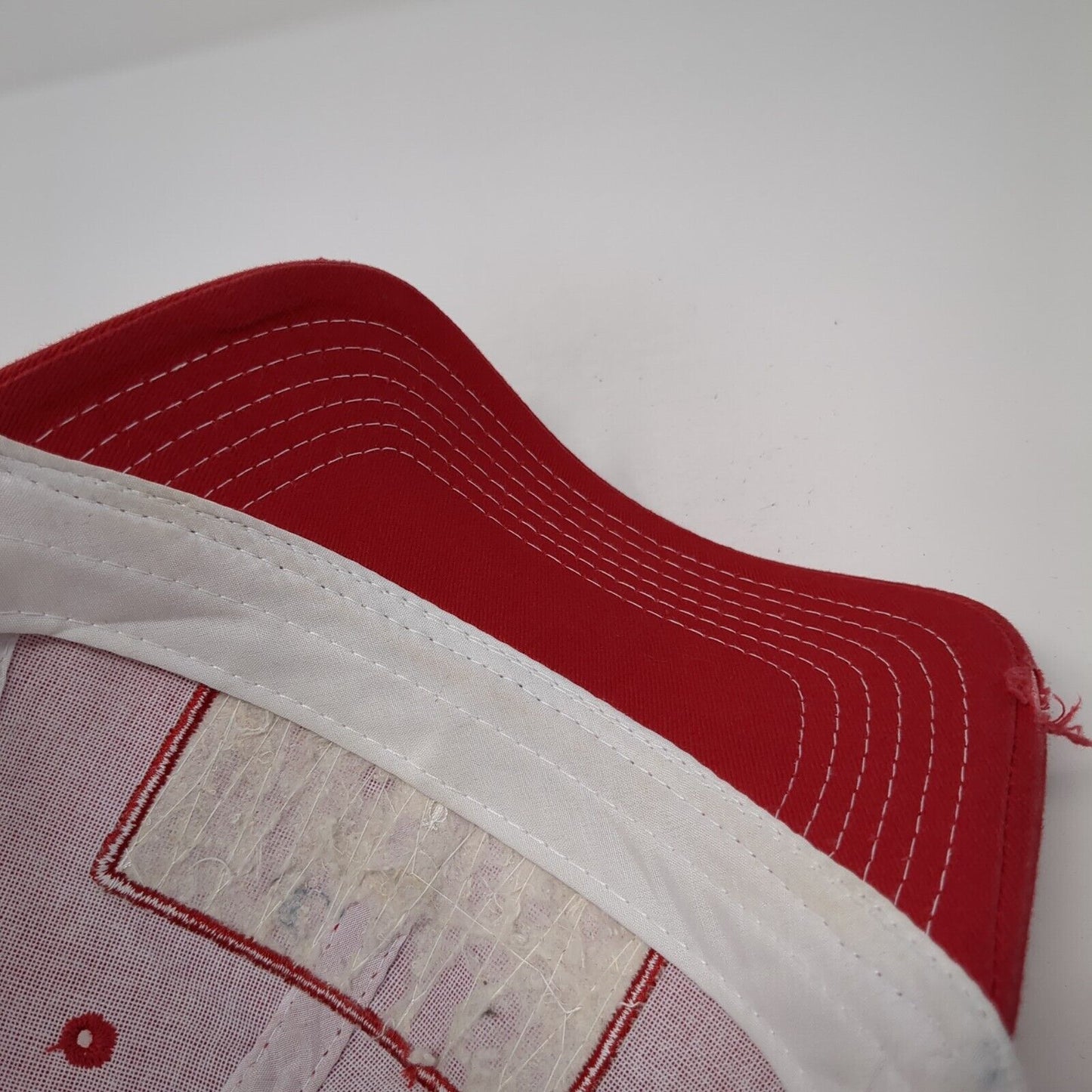 Duke's Small Batch Smoked Meats Trucker Hat Red One Size Mesh Back