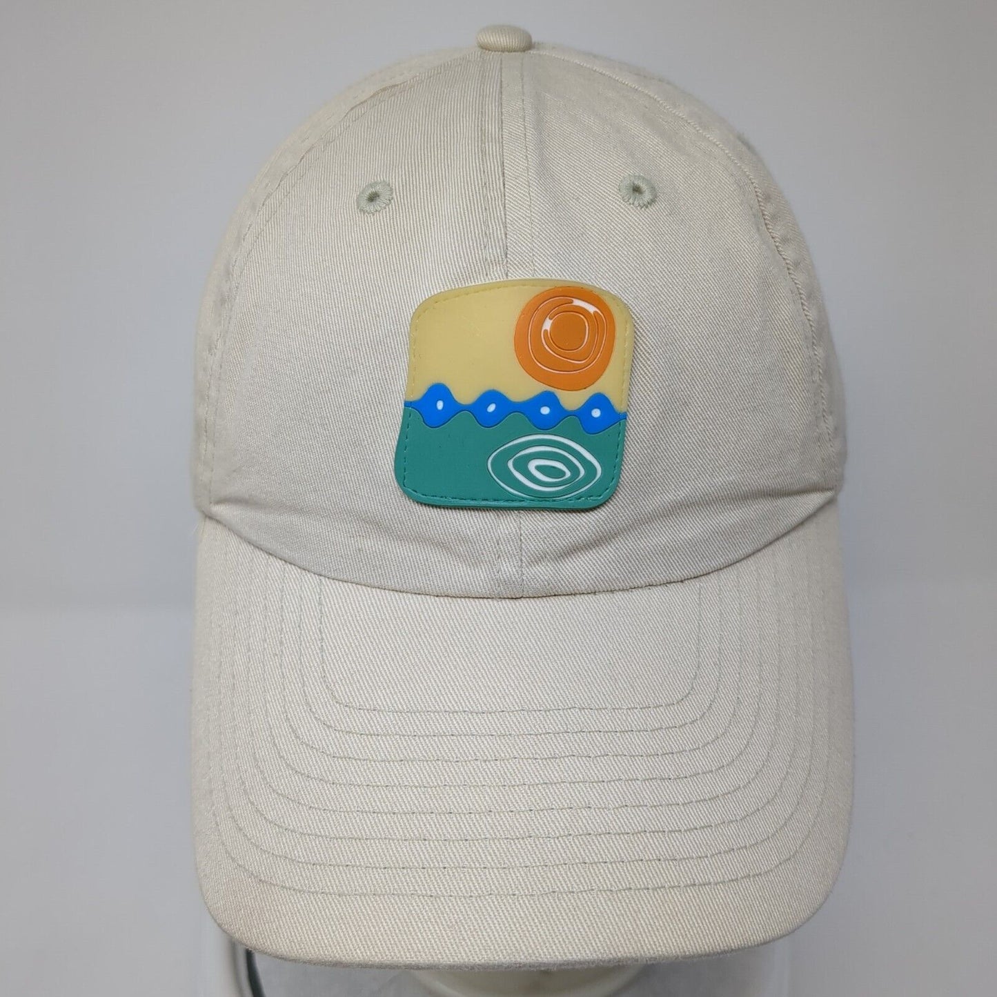 Boise River Festival Patch Slideback Hat Tan One Size Adjustable 6 Panel