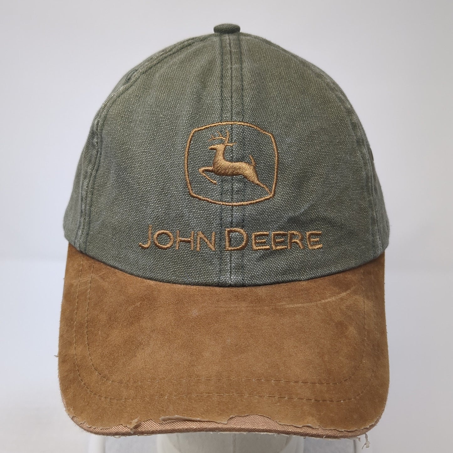 John Deere Slideback Hat Multi One Size Embroidered Logo Colorblock