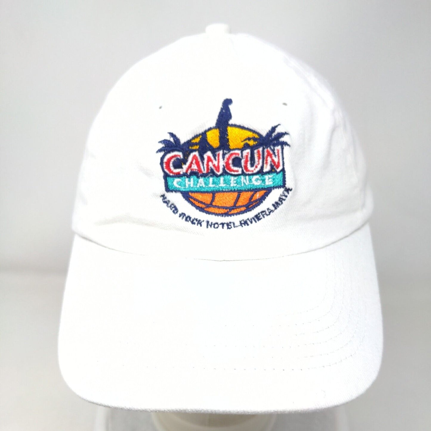 Cancun Challenge Champions Strapback Hat White One Size Port Authority