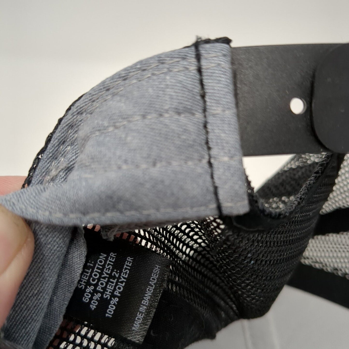 Jovial Jerry's Mountain Home ID Trucker Hat Gray OS Adjustable Mesh Richardson