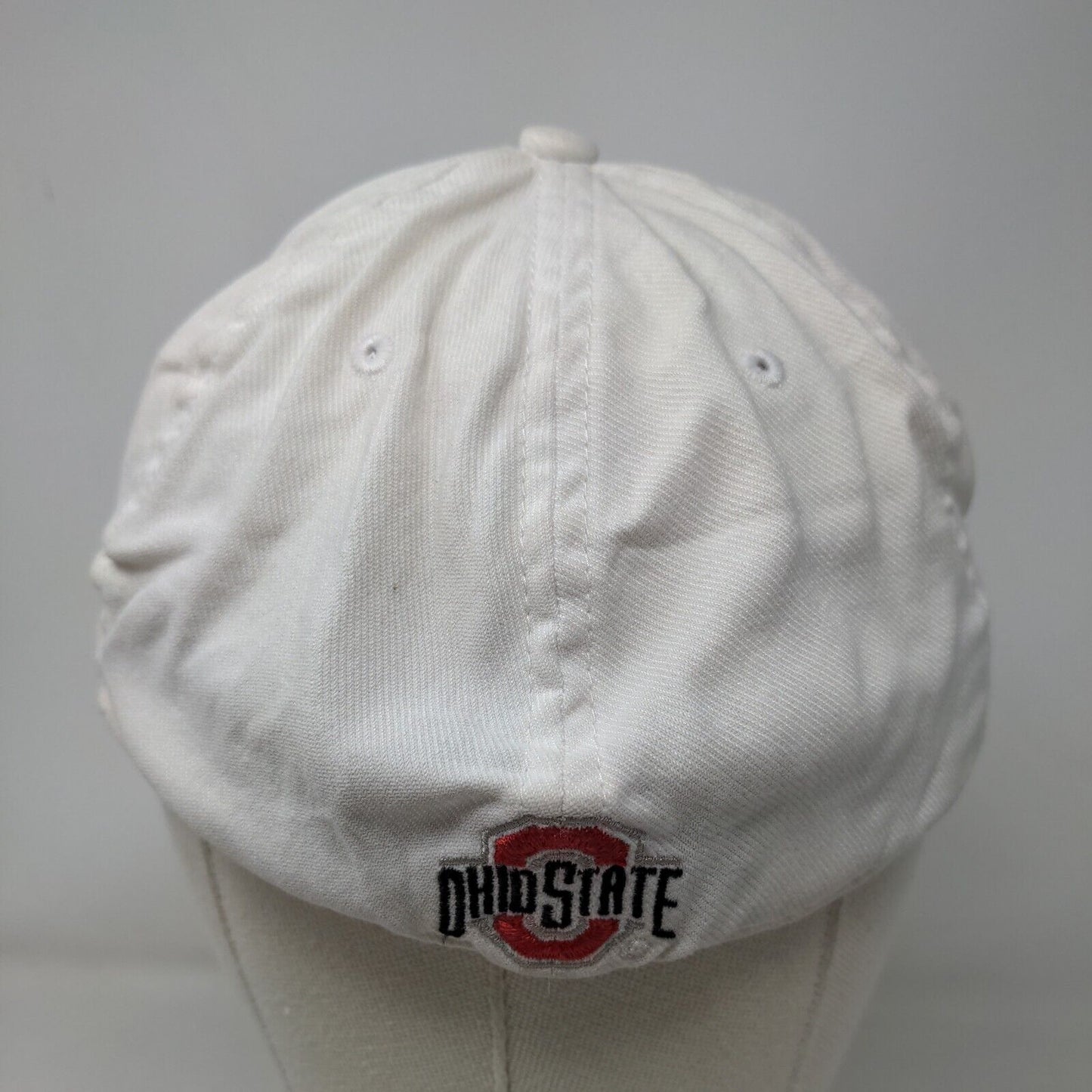 Nike Classic99 Dri Fit Men's Fitted Hat White M/L Ohio State Buckeyes Logo